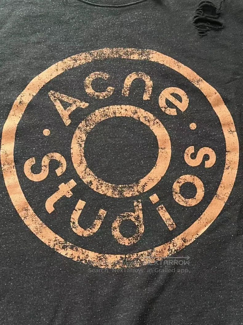 Acne Studios Acne Studios Round-neck printed long-sleeve raglan sleeve Size US L / EU 52-54 / 3 - 3 Thumbnail