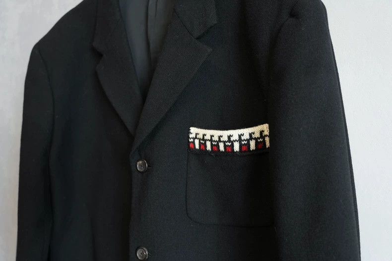 Yohji Yamamoto Yohji Yamamoto 89AW Note Patchwork Jacket 2503-Nextarrow Size US M / EU 48-50 / 2 - 2 Thumbnail