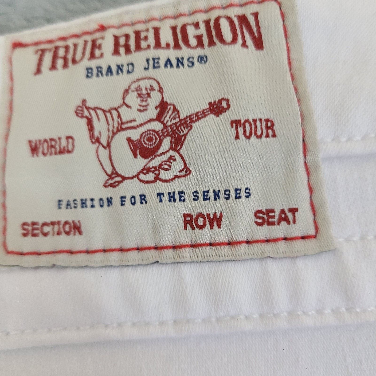 True Religion True Religion Jeans Women's 30 HALLE Mid Rise Skinny White Size 30" / US 8 / IT 44 - 8 Thumbnail