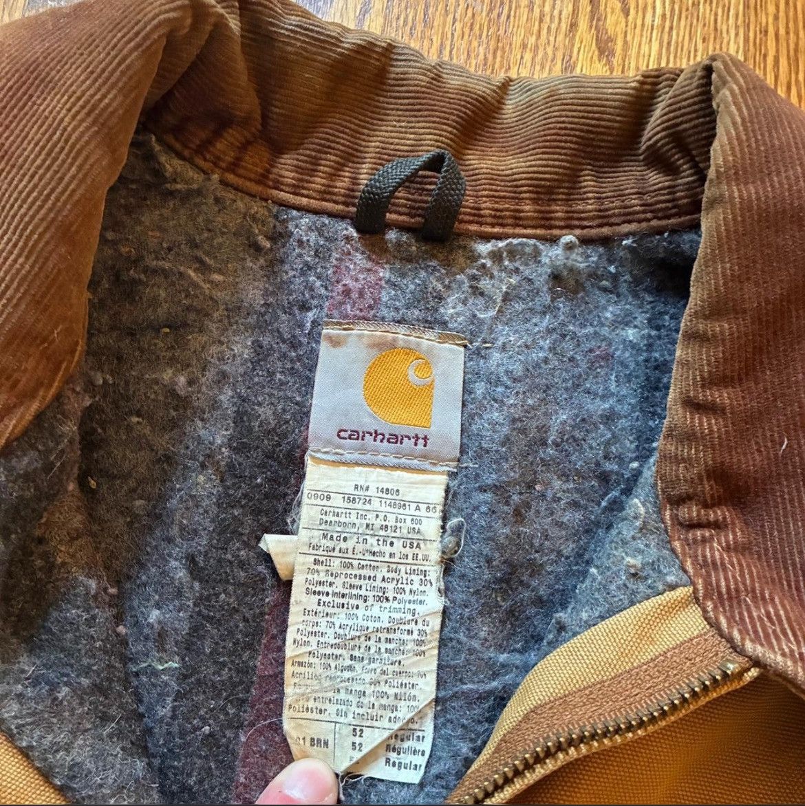 Carhartt Vintage Carhartt Detroit jacket with Ruger embroidery Size US XL / EU 56 / 4 - 7 Thumbnail