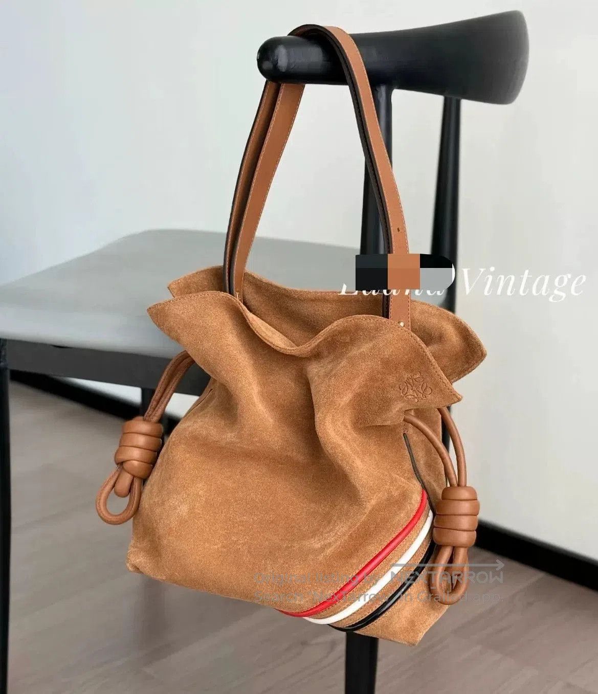 Loewe Loewe Vintage Brown Suede Crossbody Bag. Size ONE SIZE - 9 Thumbnail