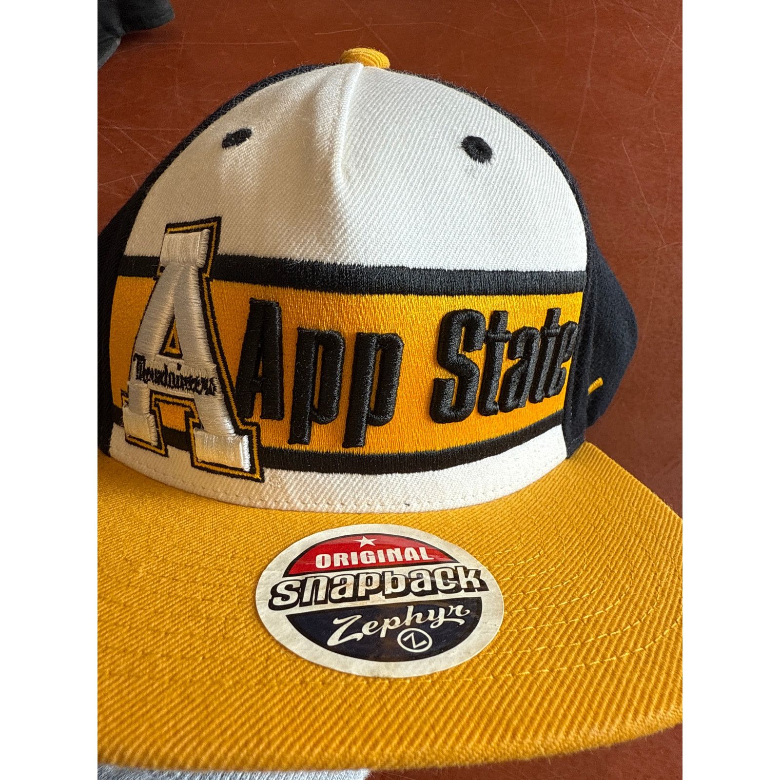 Zephyr App State Mountaineers Snapback Flat Bill Hat Appalachian Size ONE SIZE - 2 Thumbnail