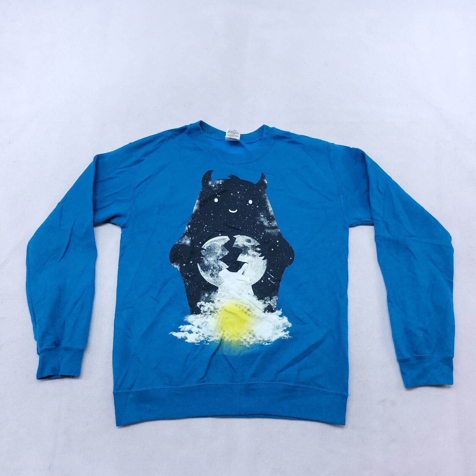 Gildan Gildan Casual Pullover Sweatshirt Mens Size Small S Blue Size US S / EU 44-46 / 1 - 2 Thumbnail