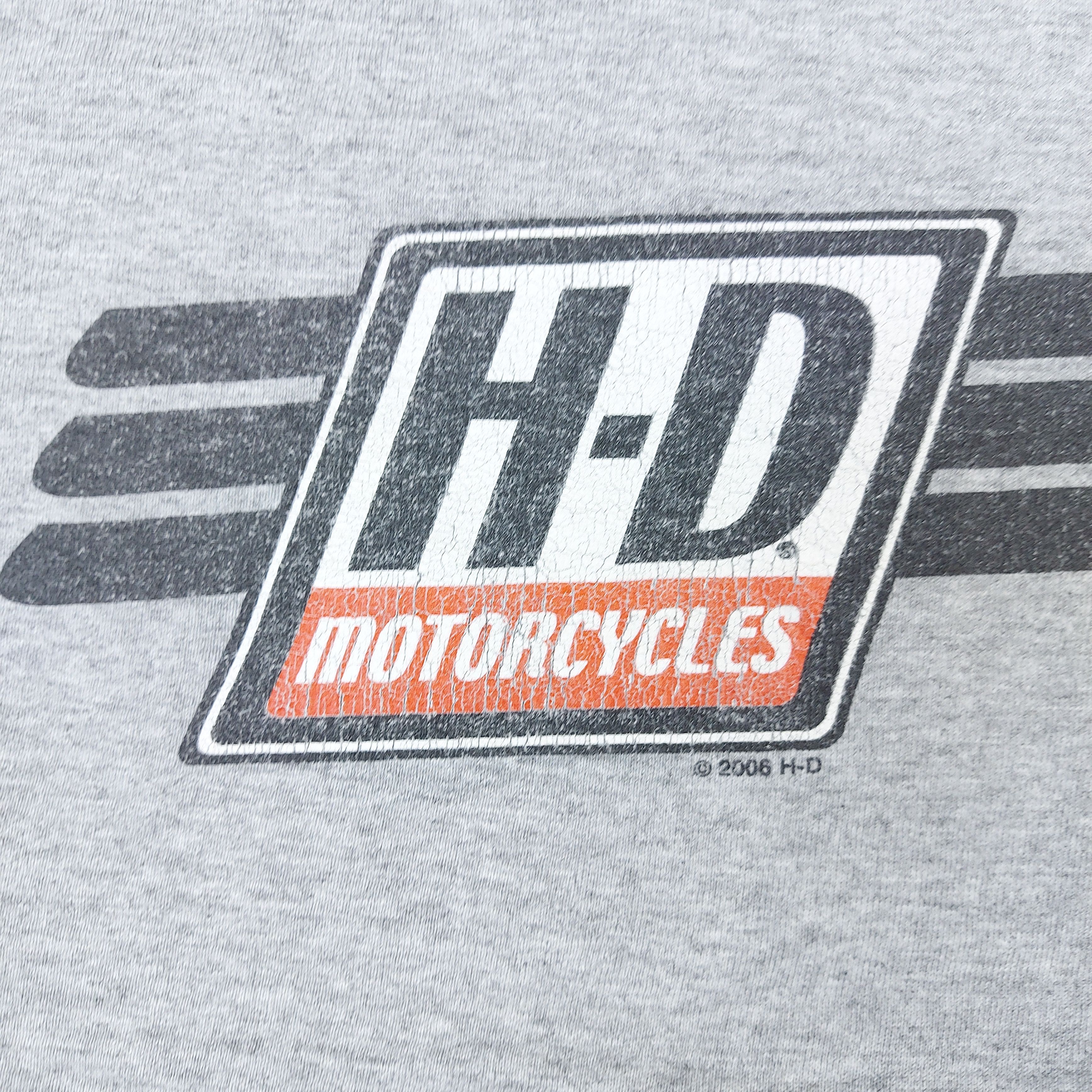 Harley Davidson Vintage 2006 Harley Davidson Motorcycles Zion Shop TEE Size US XXL / EU 58 / 5 - 5 Thumbnail