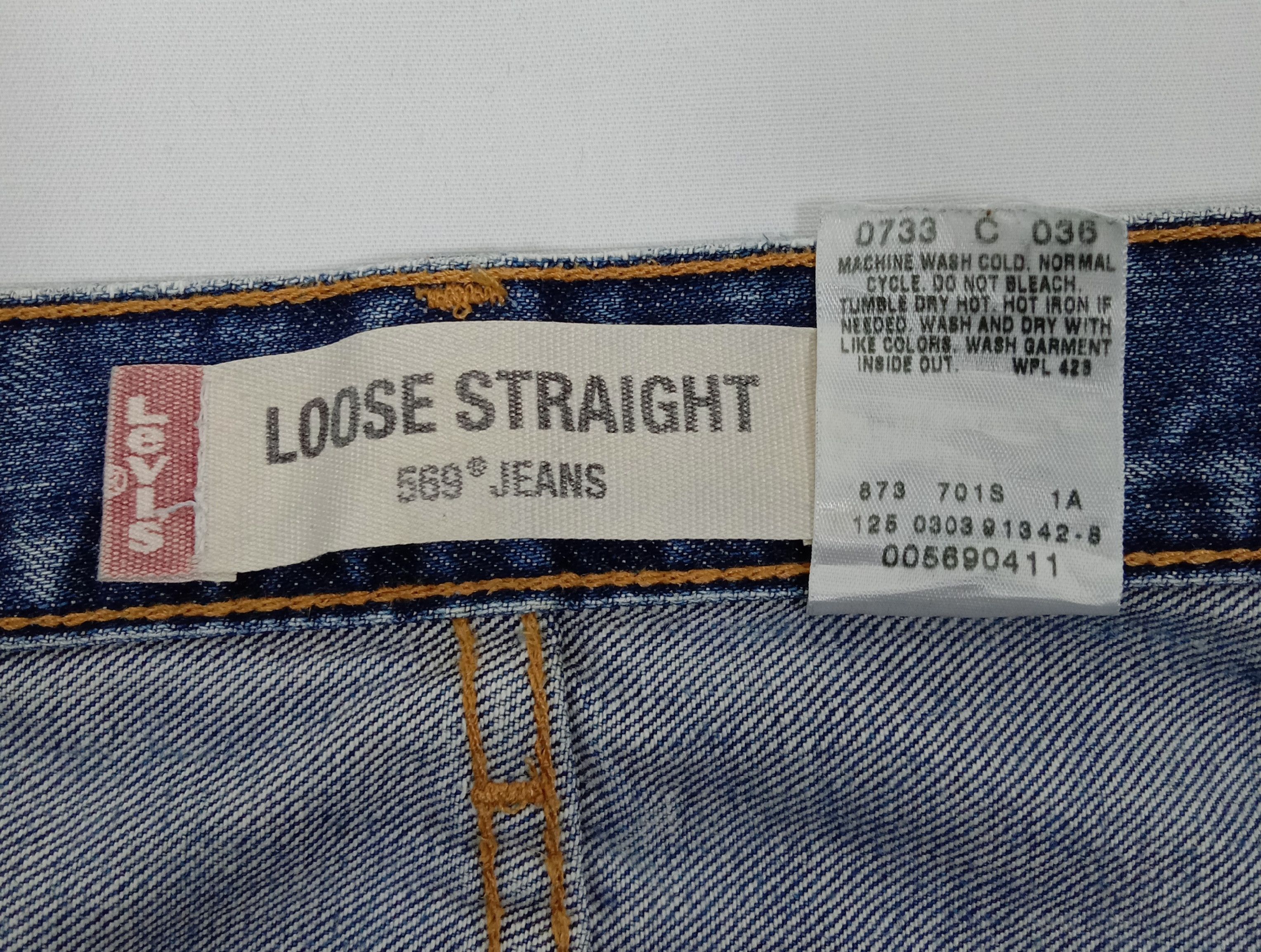 Levi's Vintage Levi’s 569 Jeans Loose Straight Distressed Denim Size US 36 / EU 52 - 11 Thumbnail