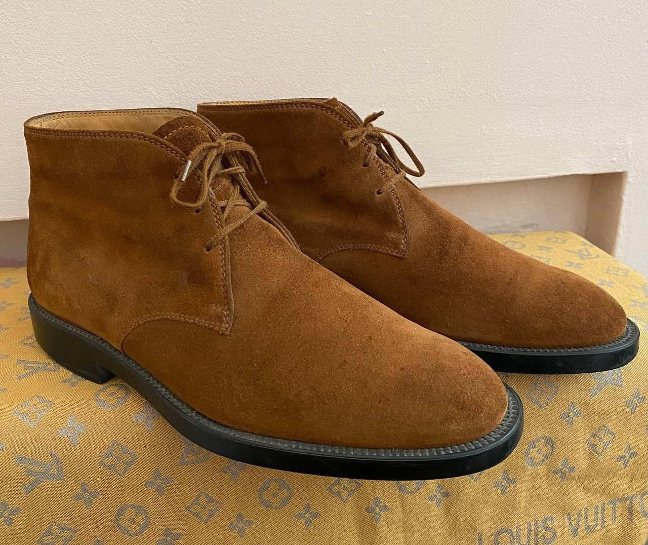 Tod's 💎 TOD'S Luxury Genuine Leather Suede Chelsea Boots Size US 8.5 / EU 41-42 - 2 Thumbnail