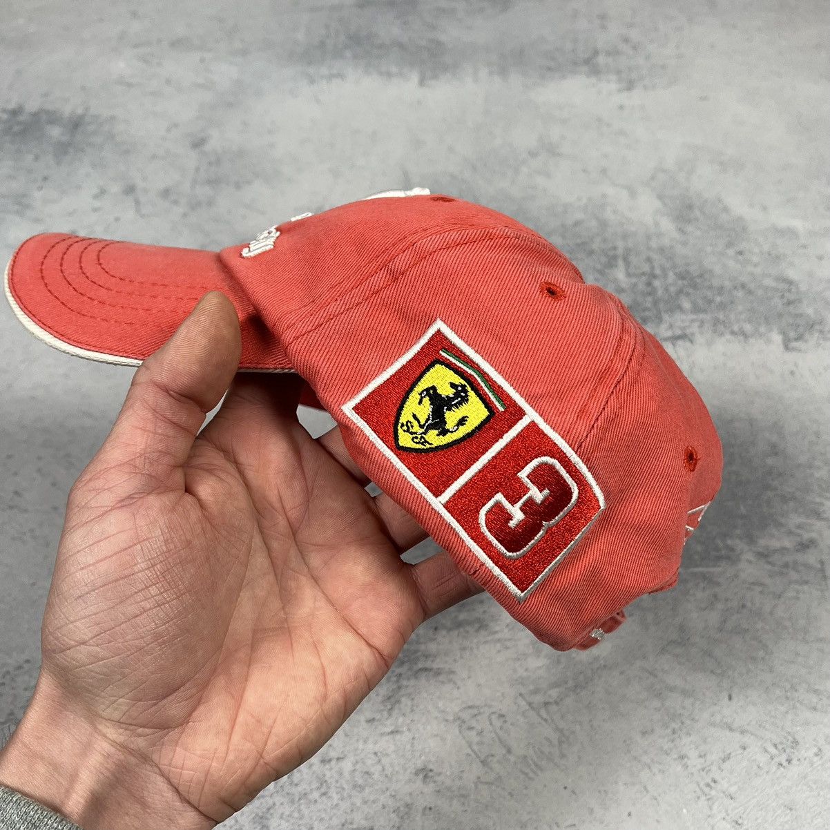 Ferrari Vintage Ferrari Michael Schumacher F1 Racing Cap 2000’s Size ONE SIZE - 6 Thumbnail