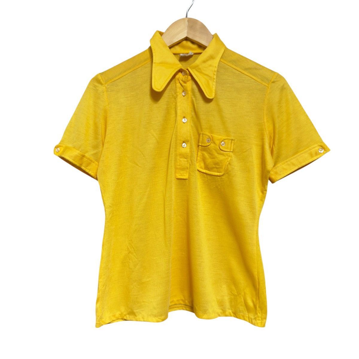 Vintage Vintage 60s Diolen Colvera Cropped Shirt Size M / US 6-8 / IT 42-44 - 1 Thumbnail