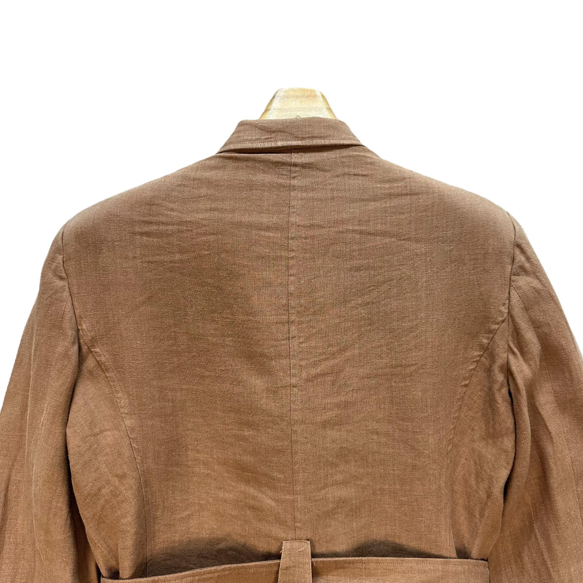 BIGI BIGI Made in Japan Belted Jacket Linen Skirt Suits #A24-0556 Size S / US 4 / IT 40 - 12 Thumbnail