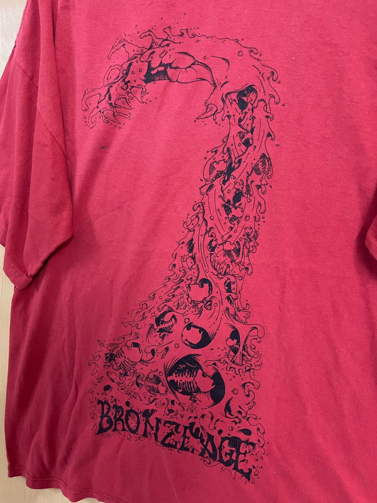Powell Peralta × Vintage Vintage 90’s Bronze Age T shirt Skateboard Screaming Hand Size US XL / EU 56 / 4 - 13 Thumbnail