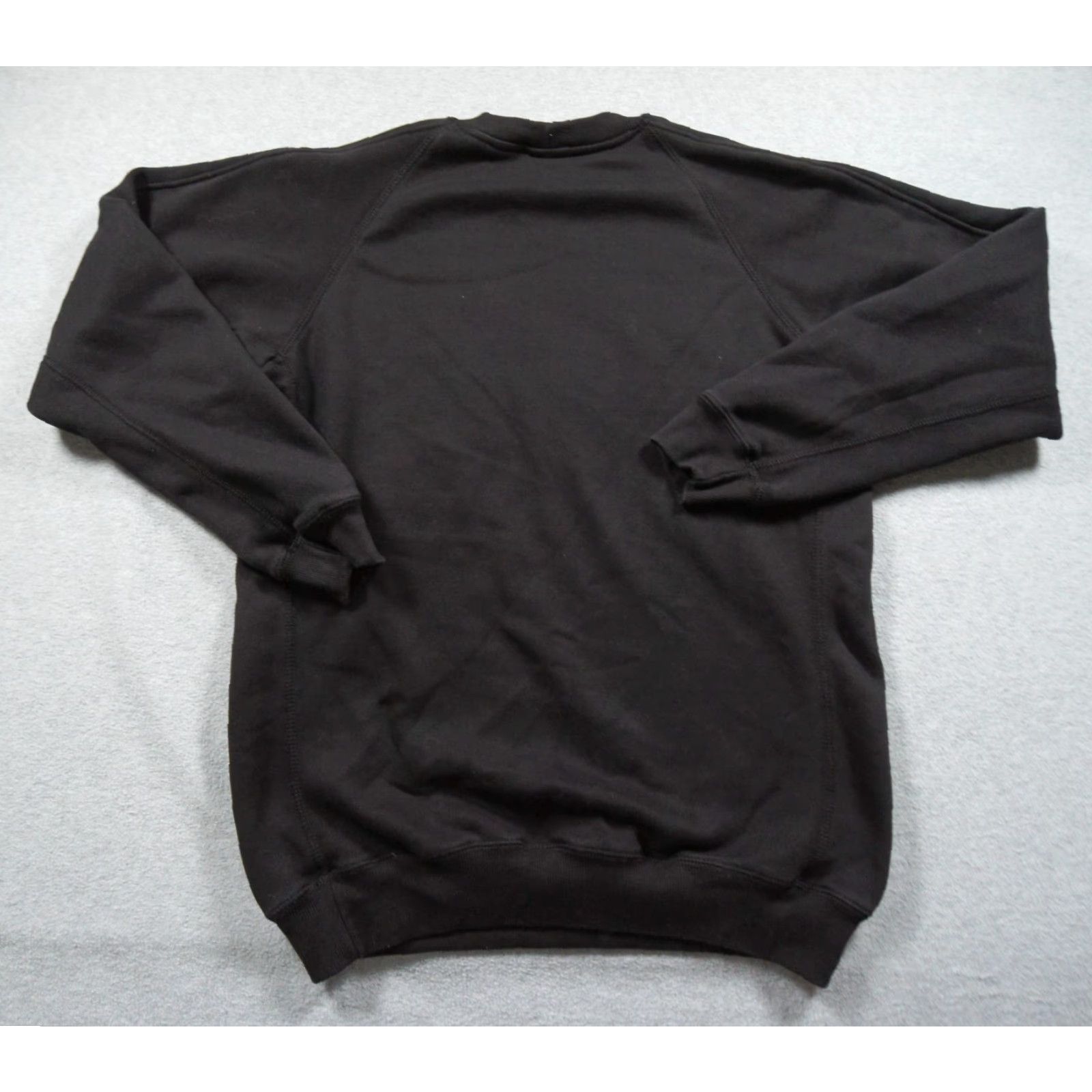 Vintage Who Cares Sweatshirt Mens Small Black Crewneck Pullover Streetwear Adult Size US S / EU 44-46 / 1 - 4 Thumbnail