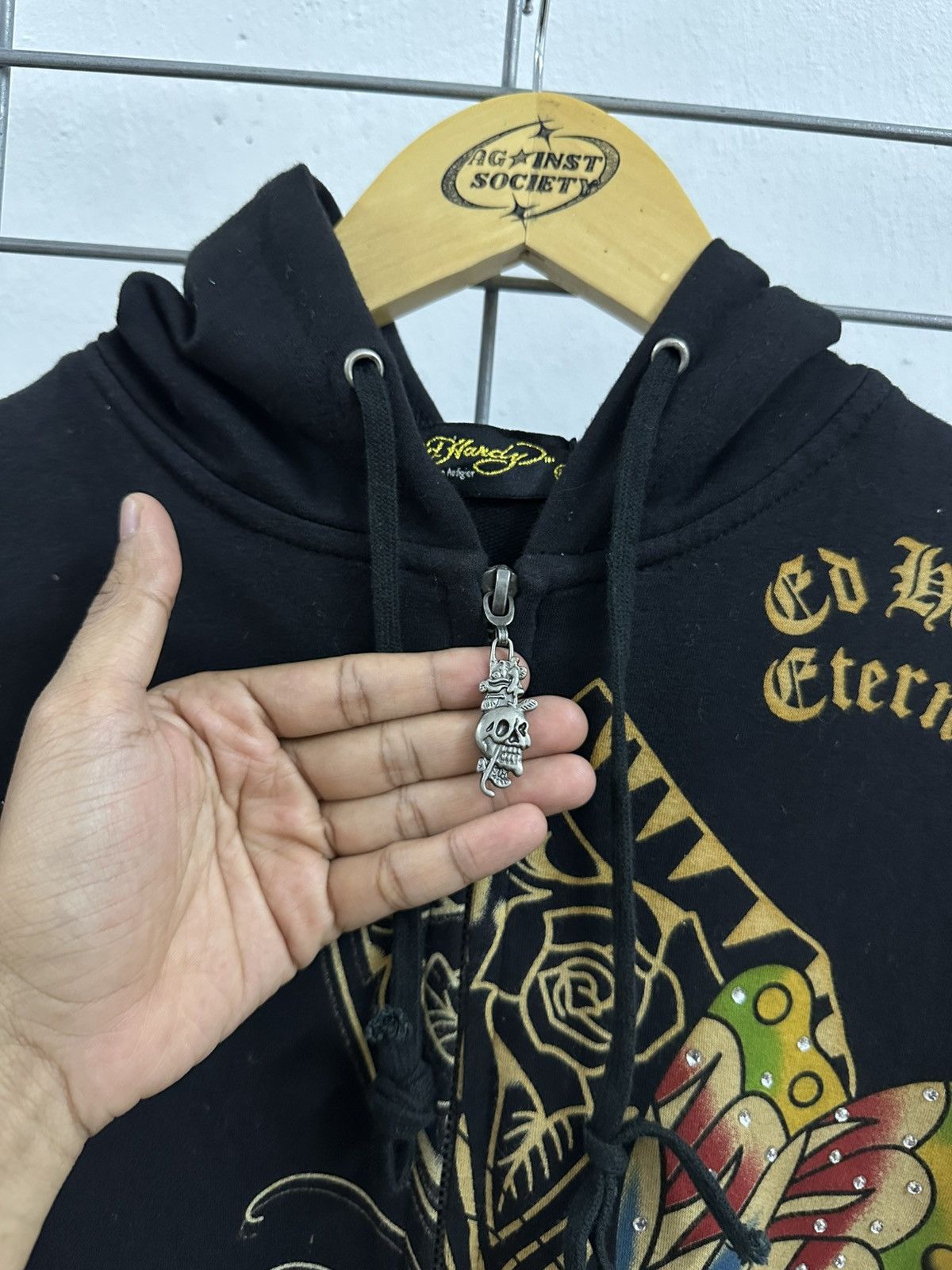 Ed Hardy Vintage Y2K Vibes Ed Hardy Eternal Love Double Zipper Hoodie Size US S / EU 44-46 / 1 - 7 Thumbnail