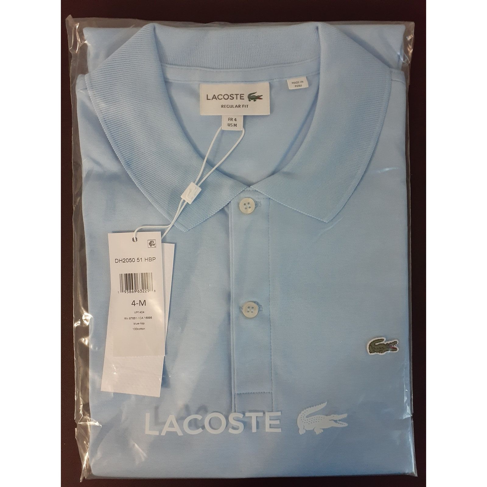 Lacoste Lacoste Mens Pima Jersey Interlock Polo Overview Blue M Size US M / EU 48-50 / 2 - 2 Thumbnail