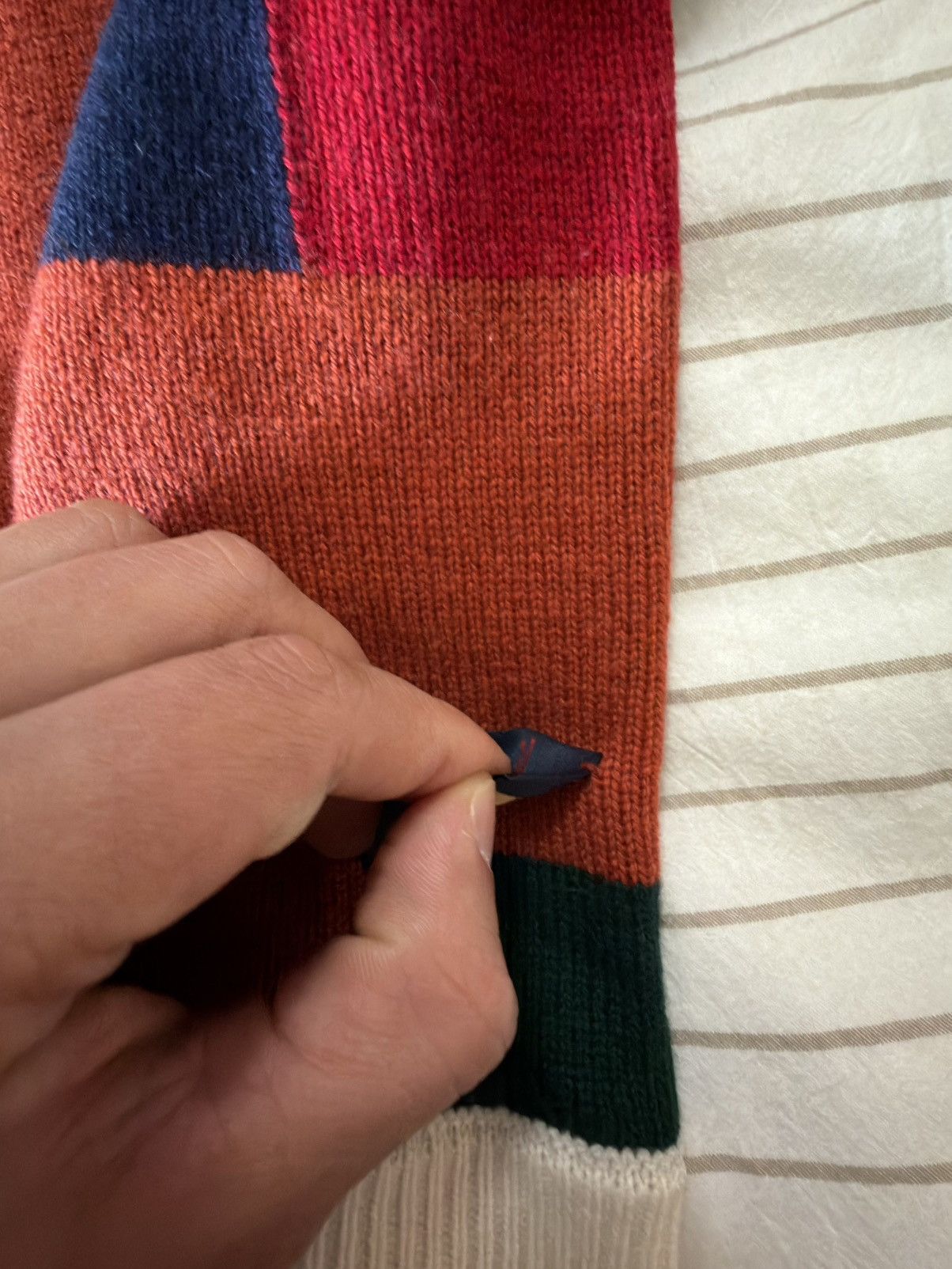 Aime Leon Dore × Woolrich Woolen Mills Aime Leon Dore Woolrich color block sweater Size US L / EU 52-54 / 3 - 5 Thumbnail