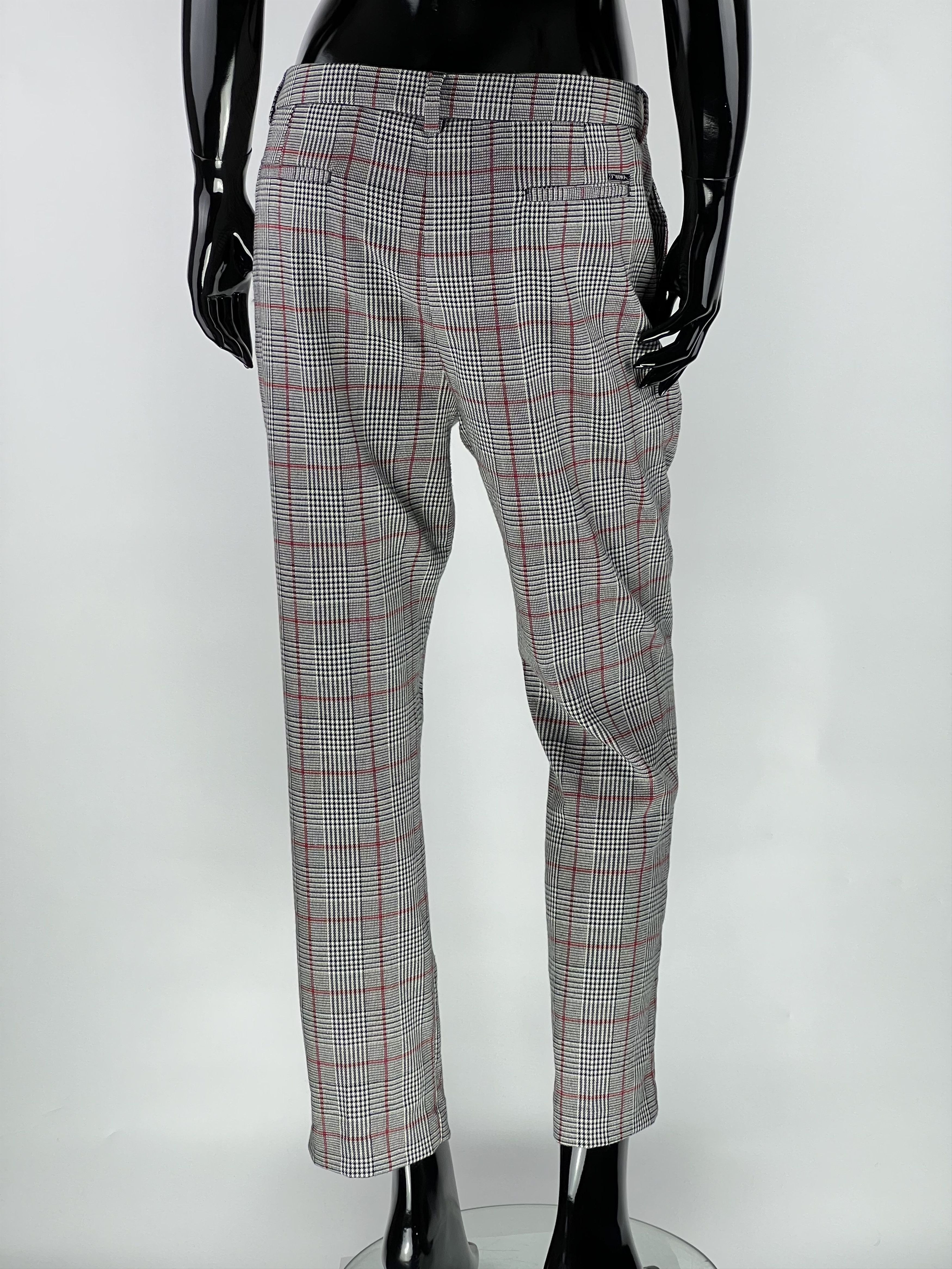 Liu Jo Liu-Jo Women's Check Pants Size 46 Size 32" / US 10 / IT 46 - 3 Thumbnail