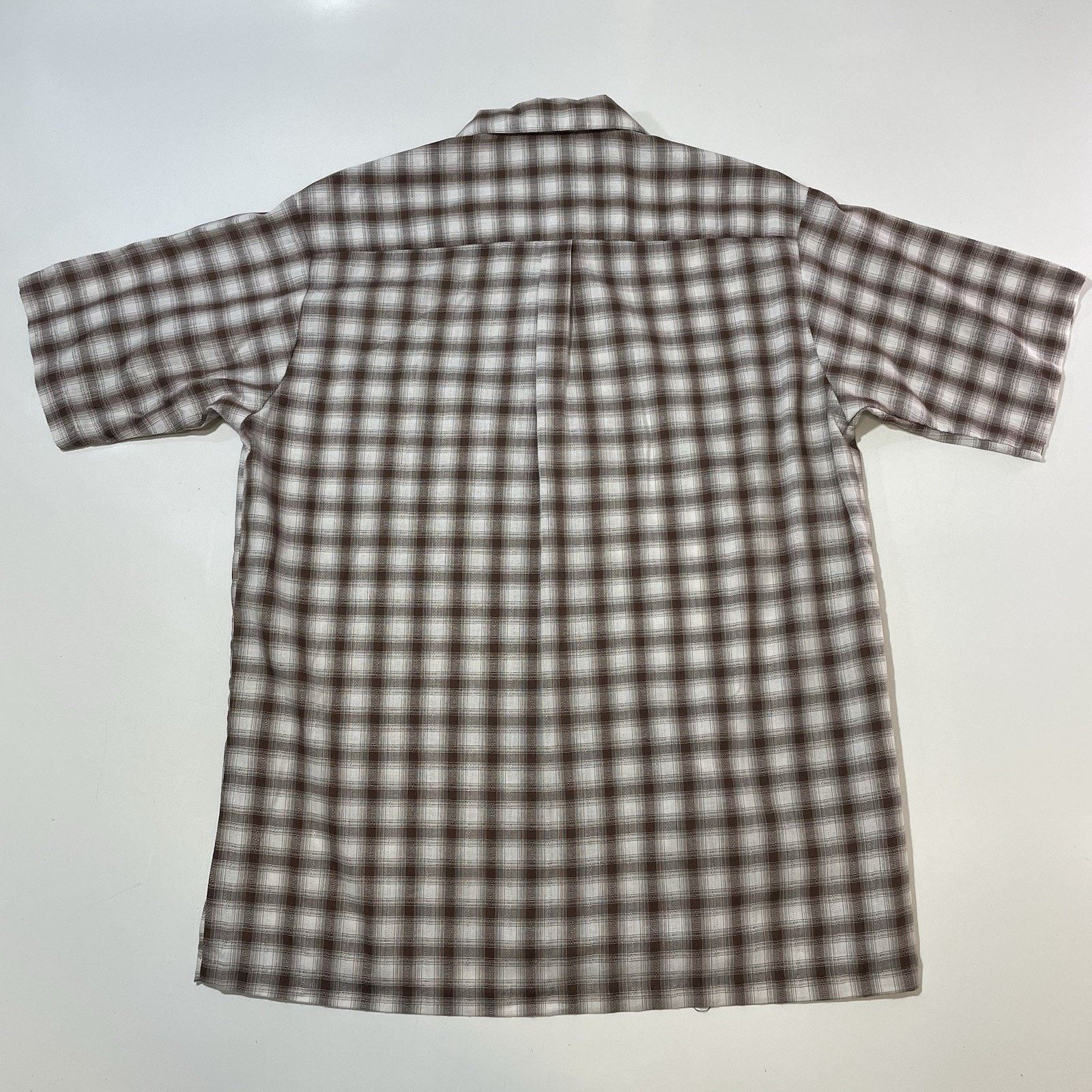Trafalgar VTG 70s Triumph of California Shirt Mens L Brown Checks Camp Size US L / EU 52-54 / 3 - 7 Thumbnail