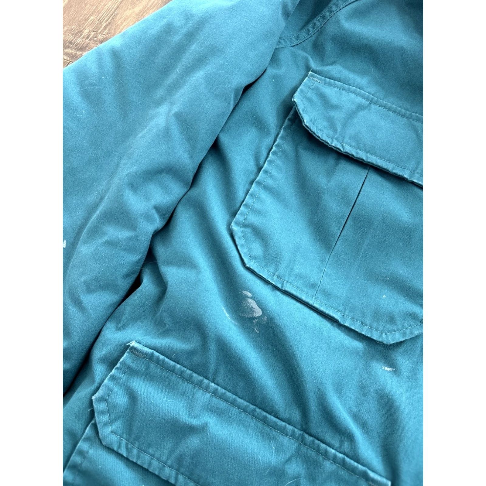 Vintage VINTAGE Woolrich Parka Coat Women's Medium Hooded USA Made Green Winter Cargo Puffer Jacket Size M / US 6-8 / IT 42-44 - 4 Thumbnail