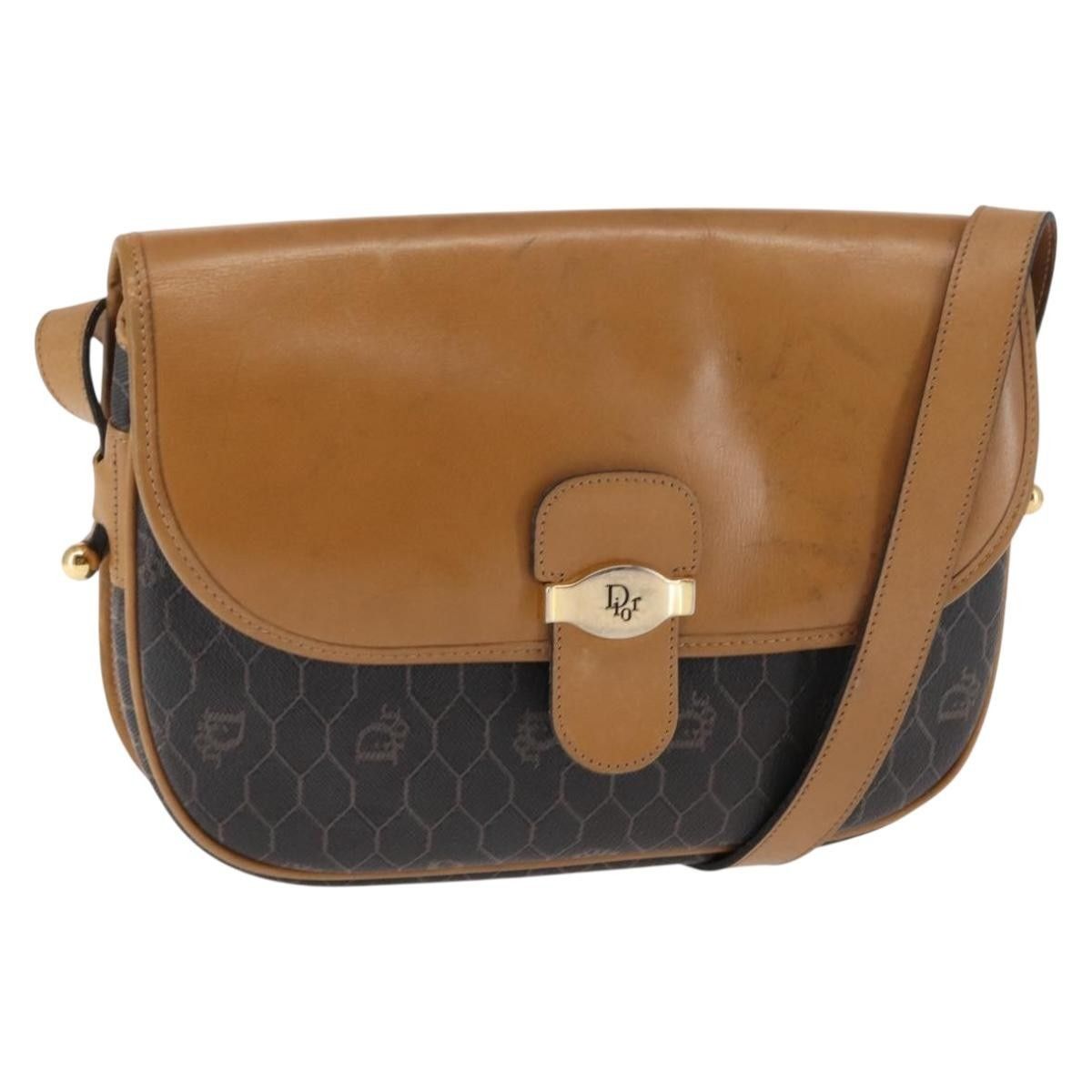 Dior Christian Dior Vintage Honeycomb Canvas and Leather Size ONE SIZE - 1 Thumbnail