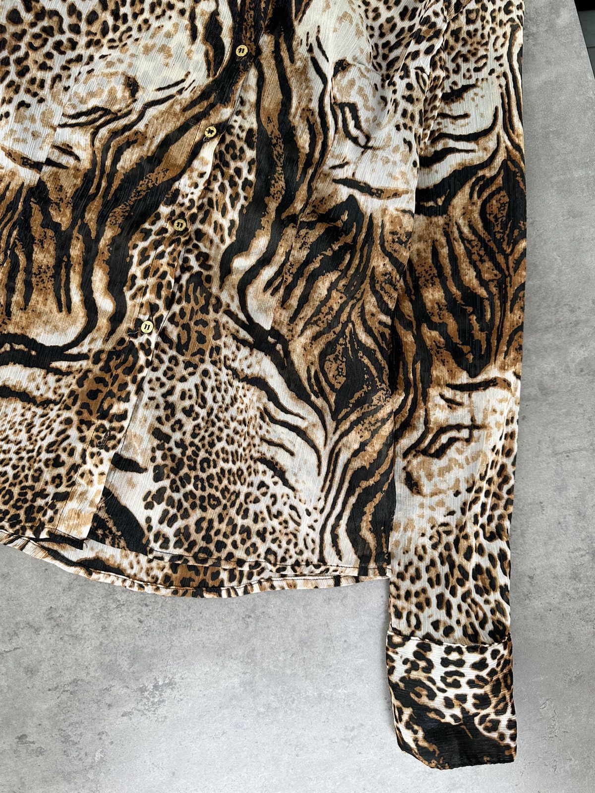 Just Cavalli × Roberto Cavalli Roberto Cavalli Blouse Size M / US 6-8 / IT 42-44 - 8 Thumbnail