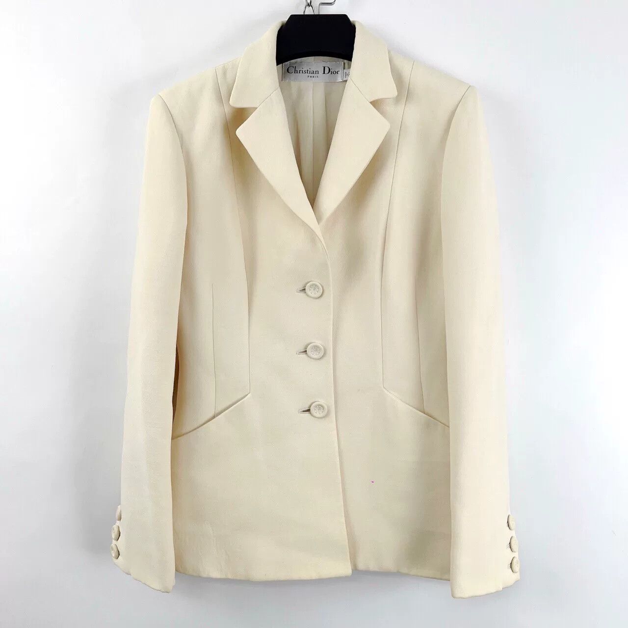 Dior Dior Bar Jacket White Single-Breasted Blazer Size S / US 4 / IT 40 - 1 Thumbnail