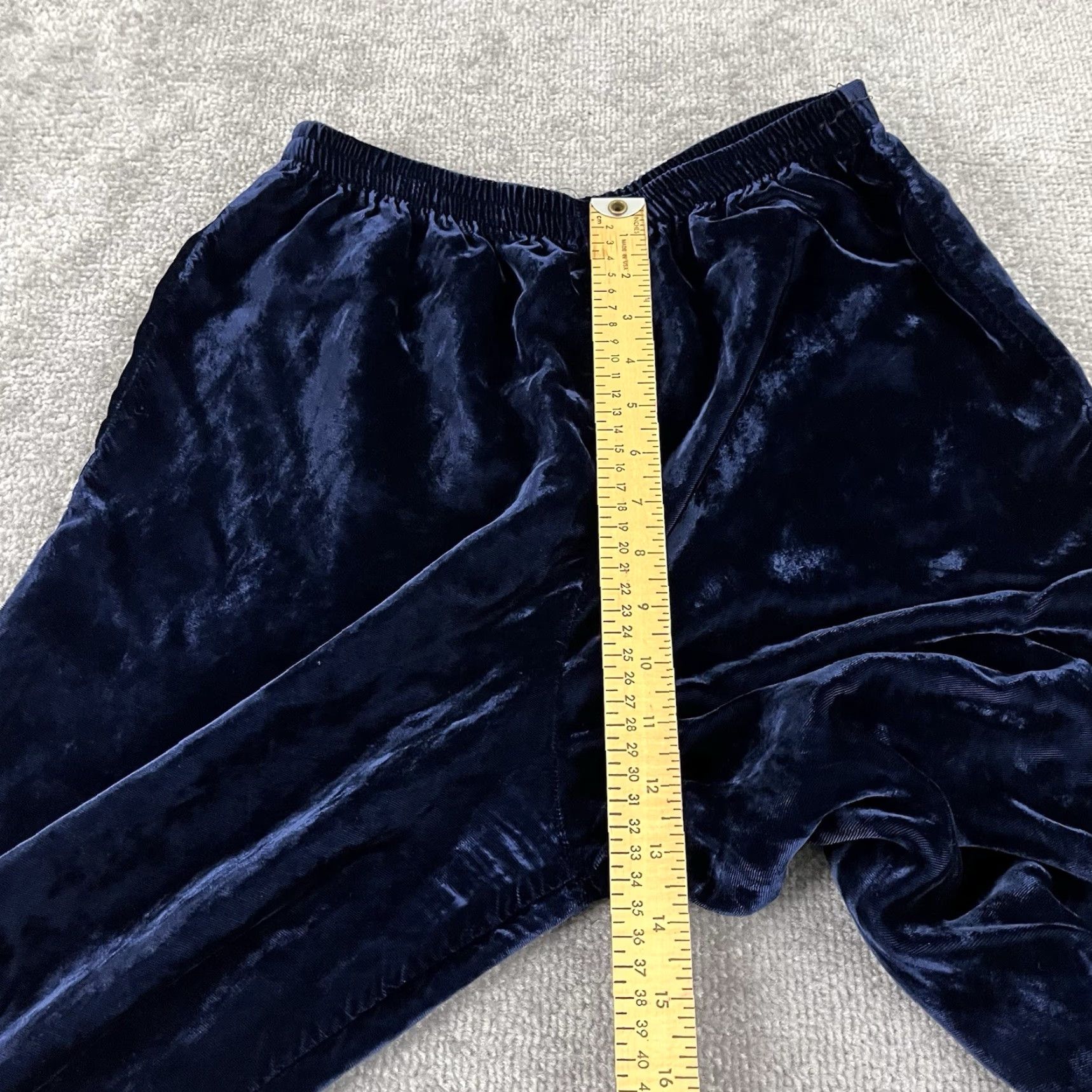 Vintage VINTAGE Louis Simon La Libellule Pants Women’s Small Blue 100% Silk Lounge Pant Summer Formal Classic Slim Fit Men/Women? Size 28" / US 6 / IT 42 - 5 Thumbnail