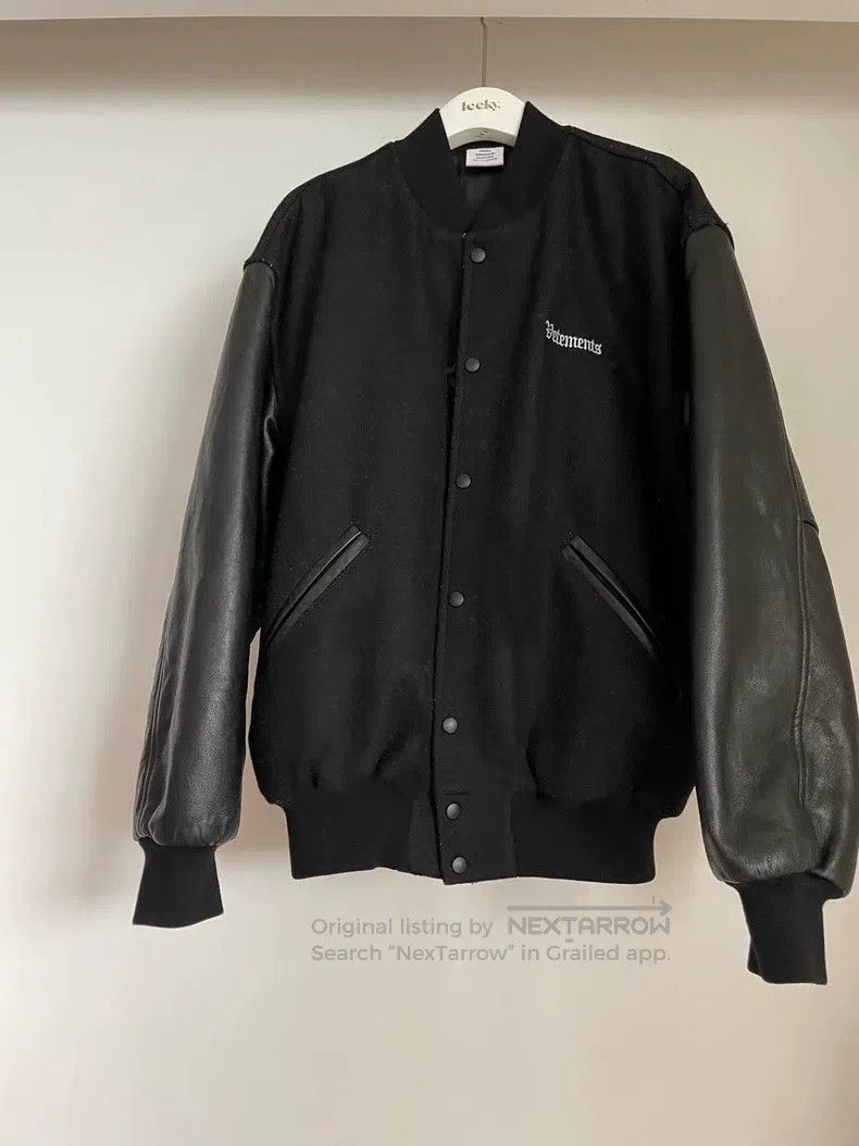 Vetements Vetements Wool Leather Jacket Size US XS / EU 42 / 0 - 1 Thumbnail