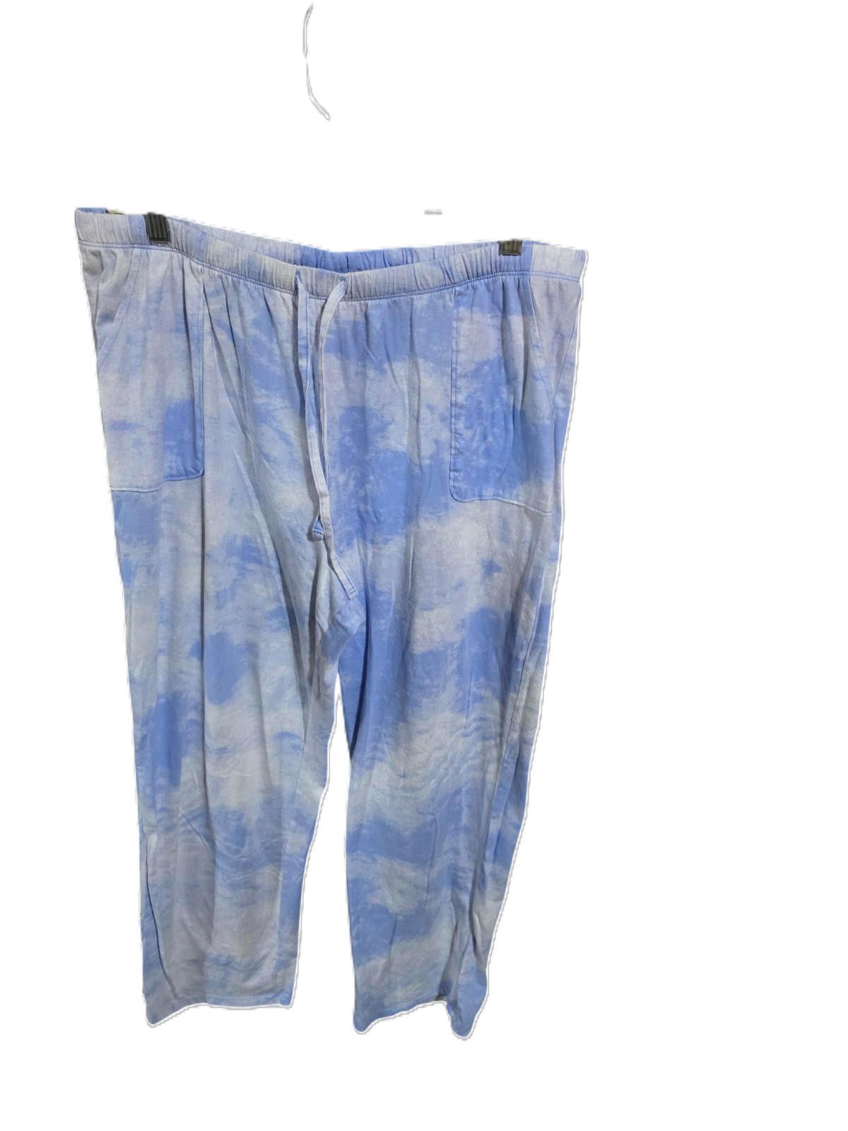 Other Bobeau Blue Tye Dye Loungewear Hooded V-Neck Pockets Size ONE SIZE - 5 Thumbnail