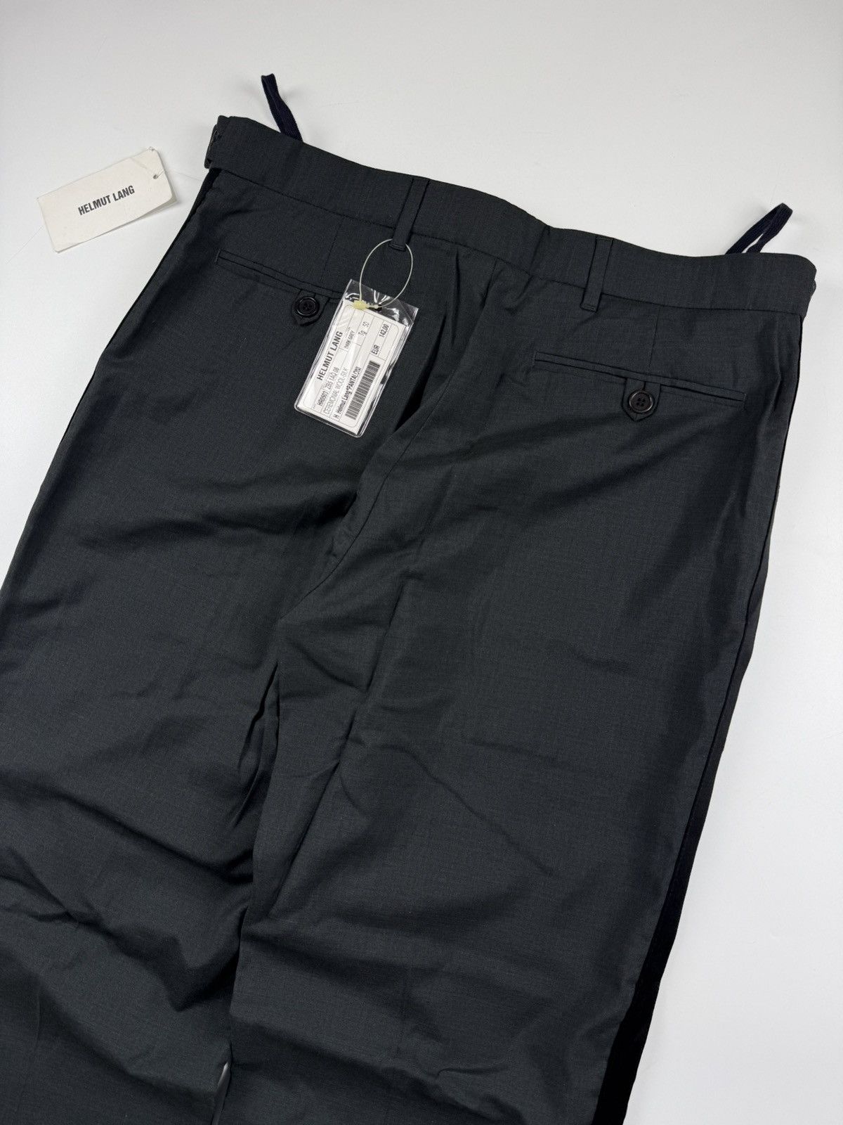 Helmut Lang Helmut Lang Side Tape Wool Silk Trouser Size US 32 / EU 48 - 8 Thumbnail