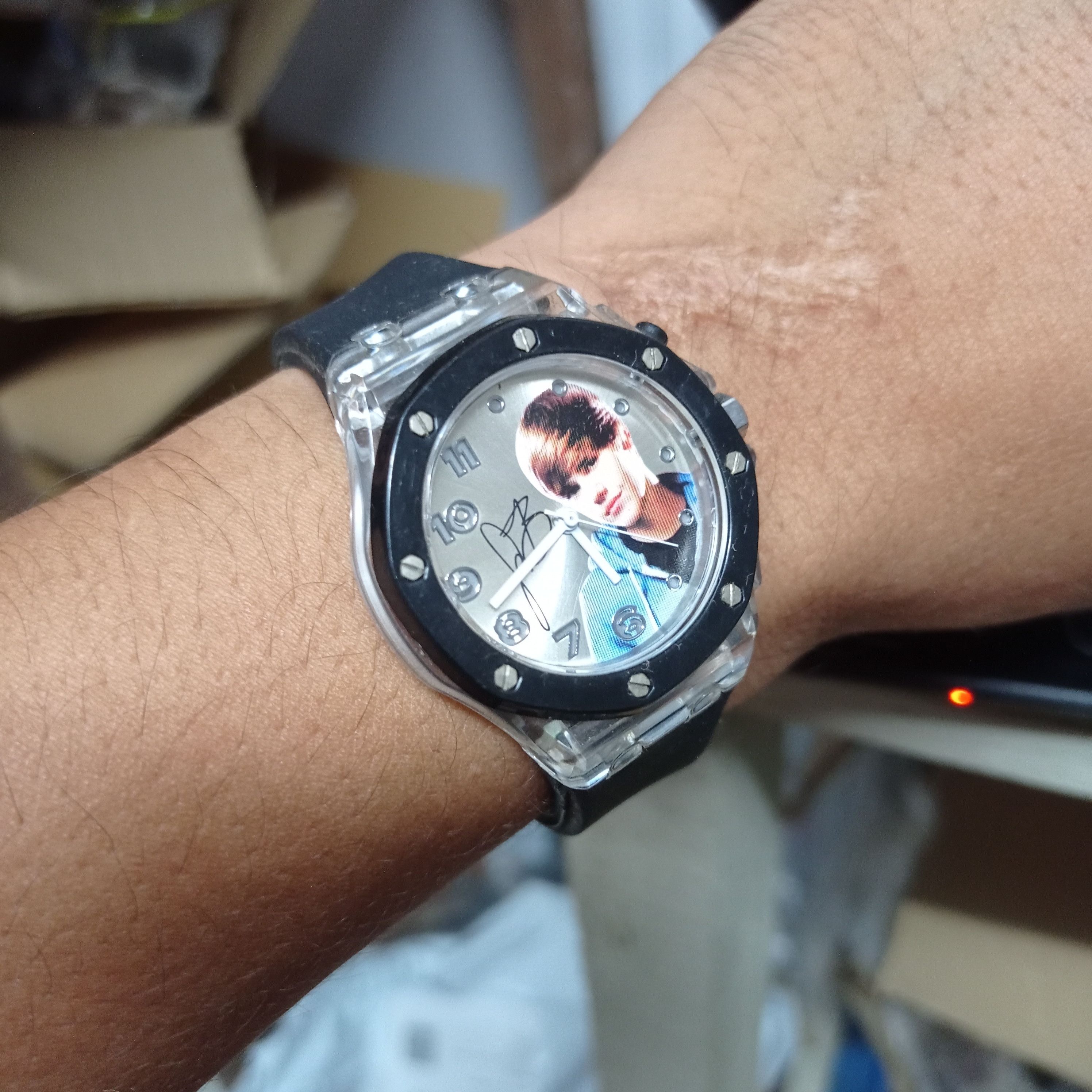 Justin Bieber Special Design Justin Bieber Watch With multi colors Light Size ONE SIZE - 9 Thumbnail
