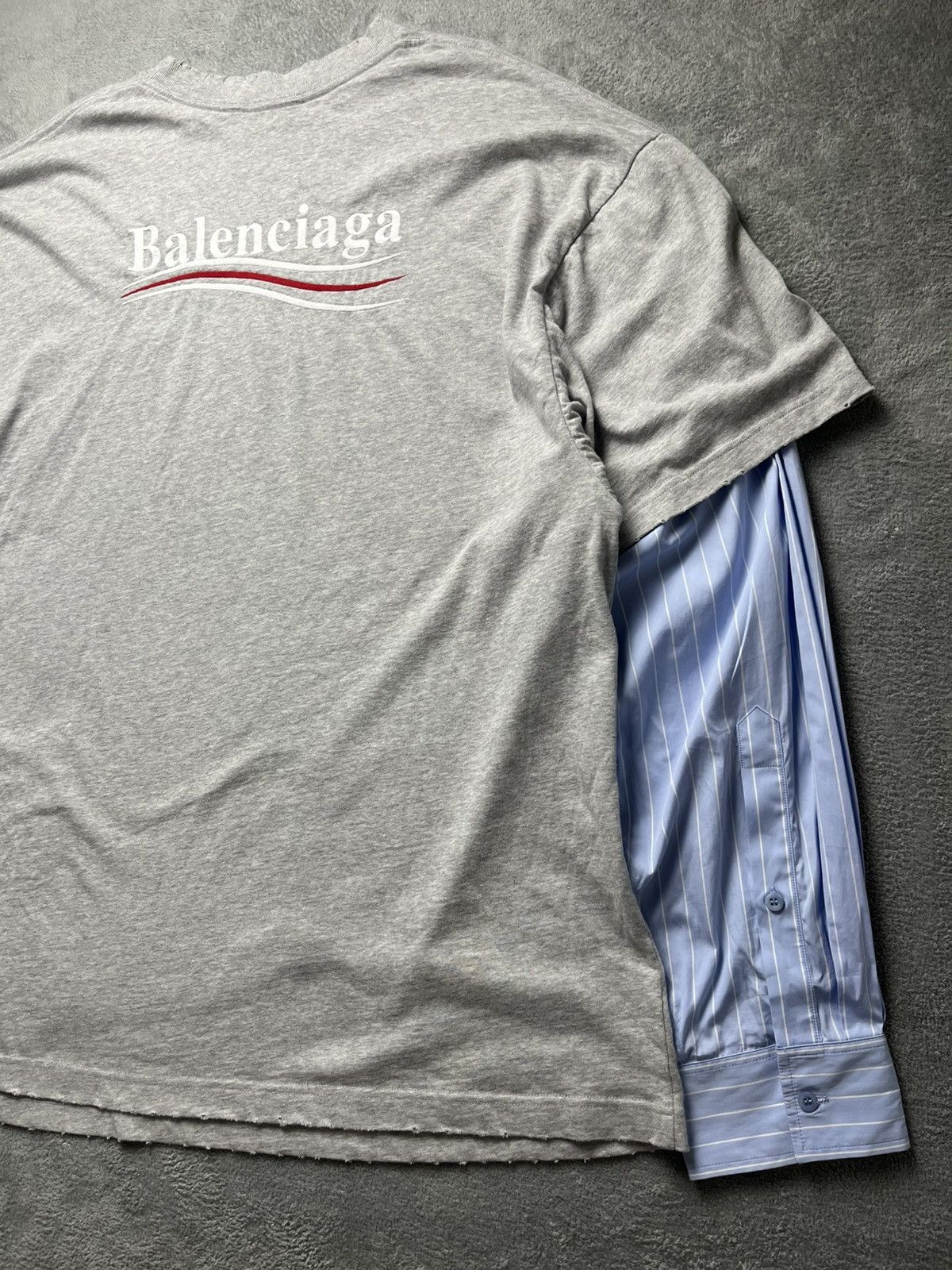 Balenciaga Balenciaga - SS/21 Political Campaign Layered Longsleeve Size US S / EU 44-46 / 1 - 11 Thumbnail