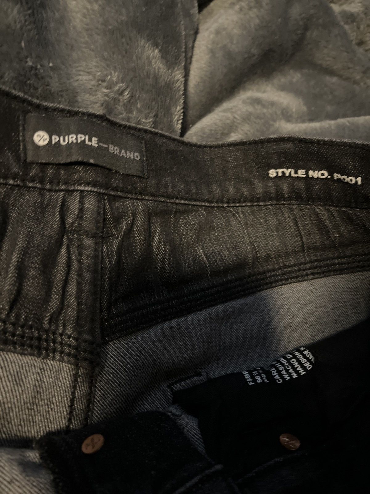 Purple Brand P001 Black Overspray Skinny Jeans Size US 30 / EU 46 - 5 Thumbnail