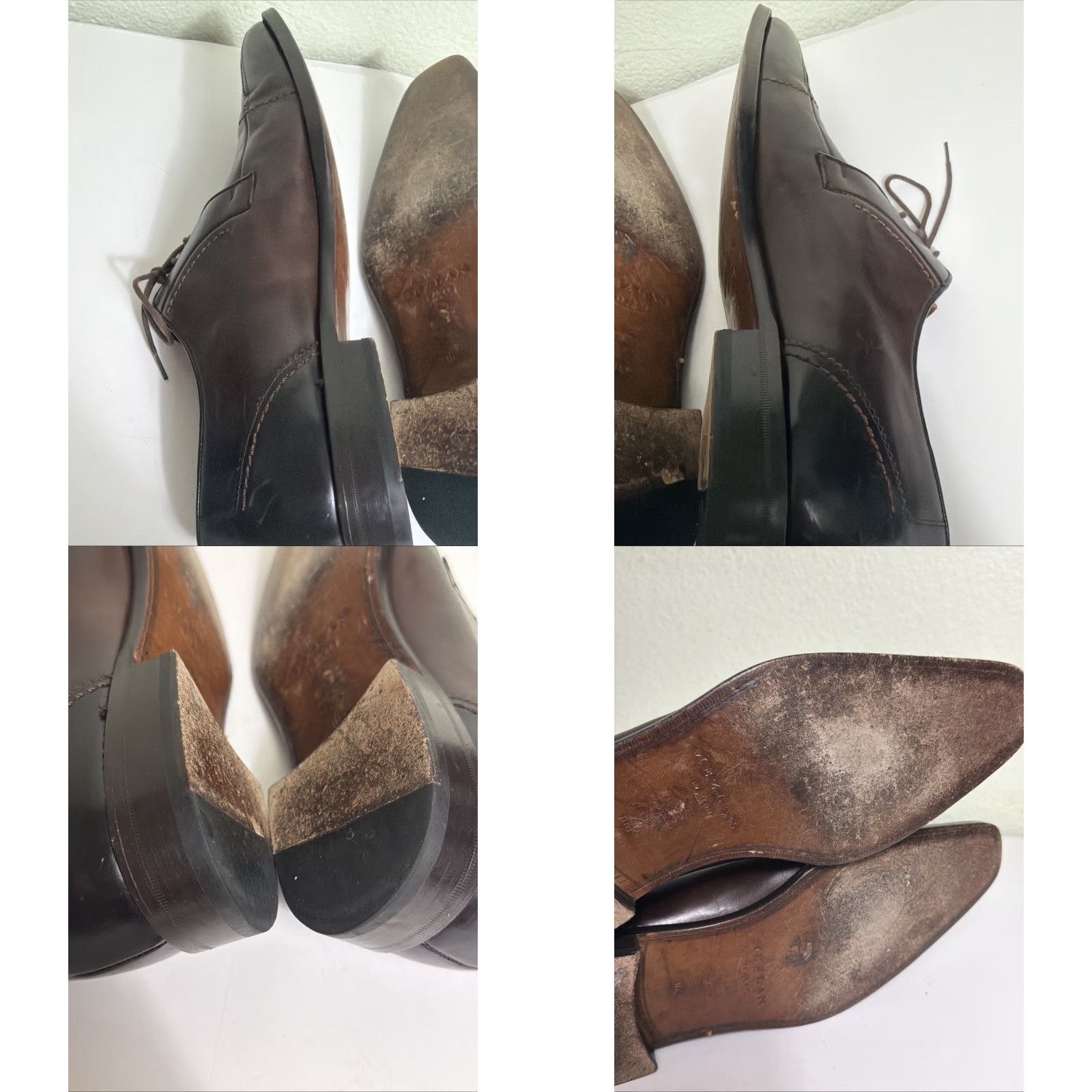 Mezlan Mezlan Spain Dress Shoes Men 11 M Brown Leather Wing Tip Oxford Cap Toe Lace Up Size ONE SIZE - 11 Thumbnail