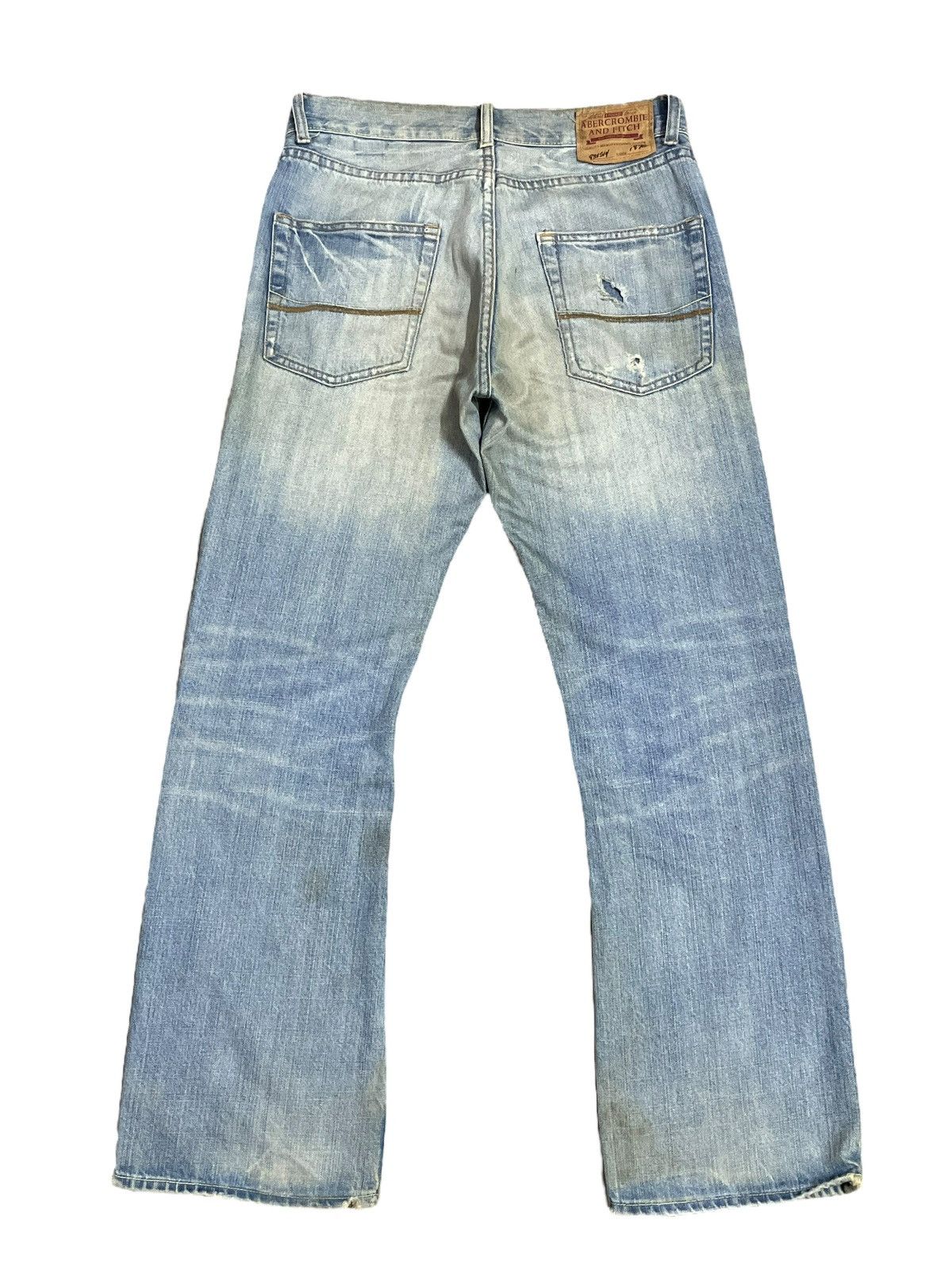 Abercrombie & Fitch Vintage A&F Killburn Low Rise Boot Distressed Paint Mud Wash Size US 30 / EU 46 - 7 Thumbnail