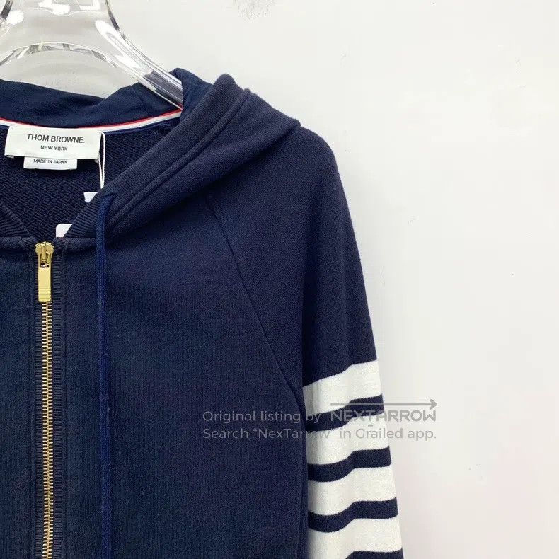 Thom Browne Thom Browne Dark blue hoodie Size US S / EU 44-46 / 1 - 3 Thumbnail