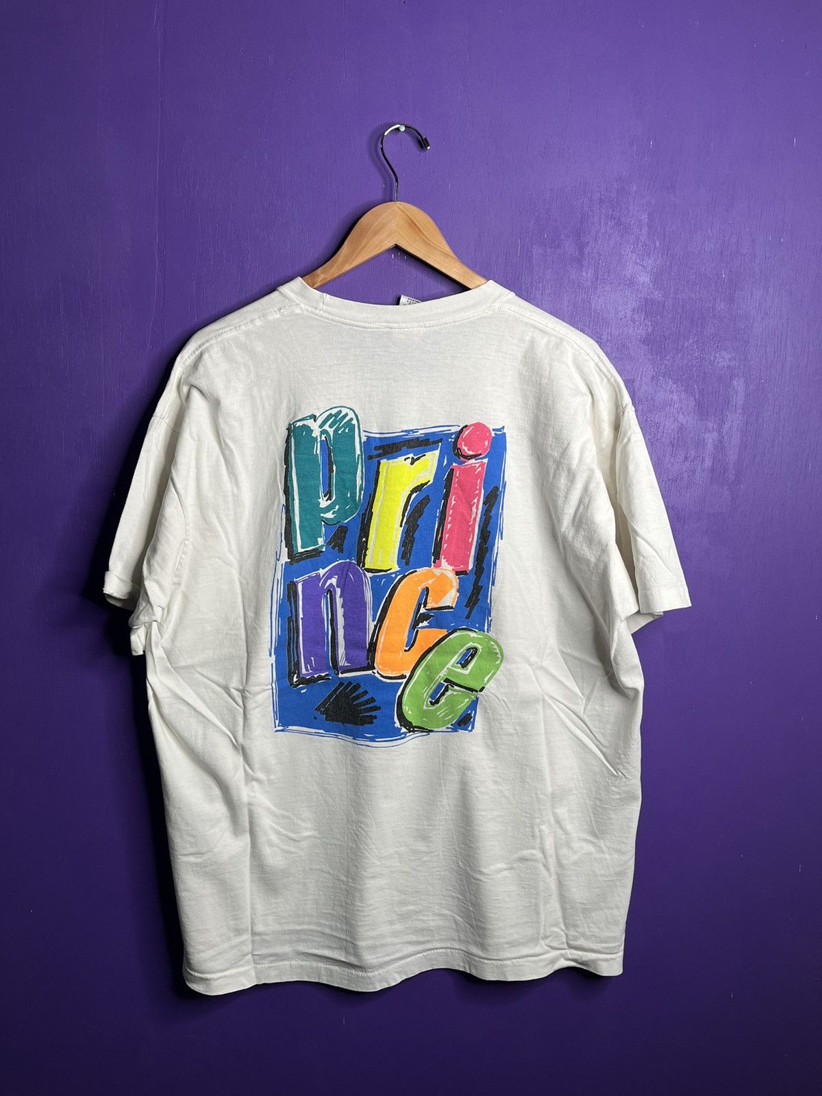 Prince Vintage 90s logo t-shirt Size US XL / EU 56 / 4 - 2 Thumbnail