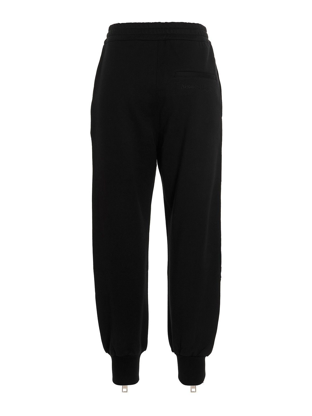 Alexander McQueen o1y0325 Joggers in Black Size 27" / US 4 / IT 40 - 2 Thumbnail