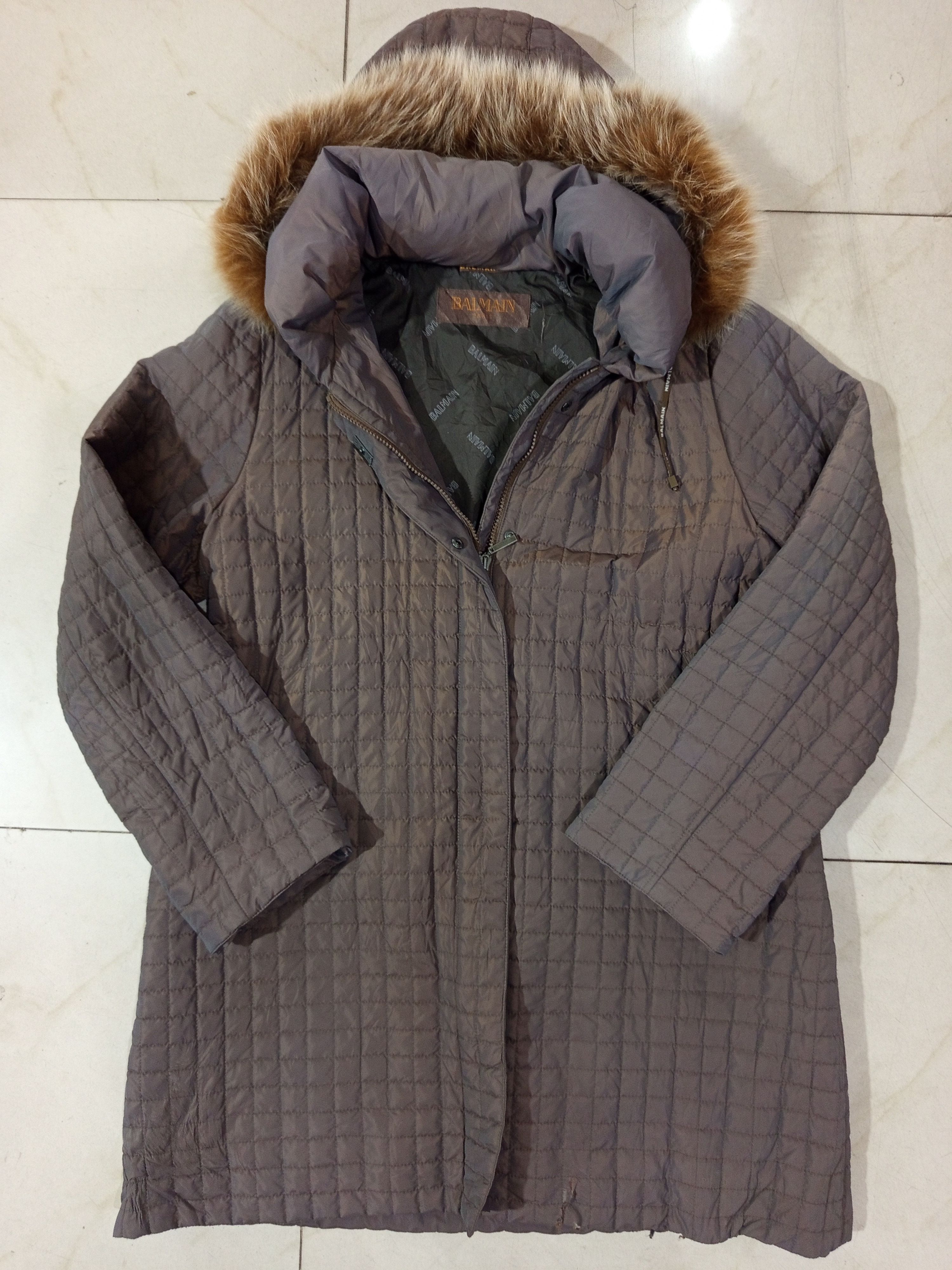 Balmain Balmain Quilted Detachable Faux Fur Hood Jacket Size M / US 6-8 / IT 42-44 - 8 Thumbnail