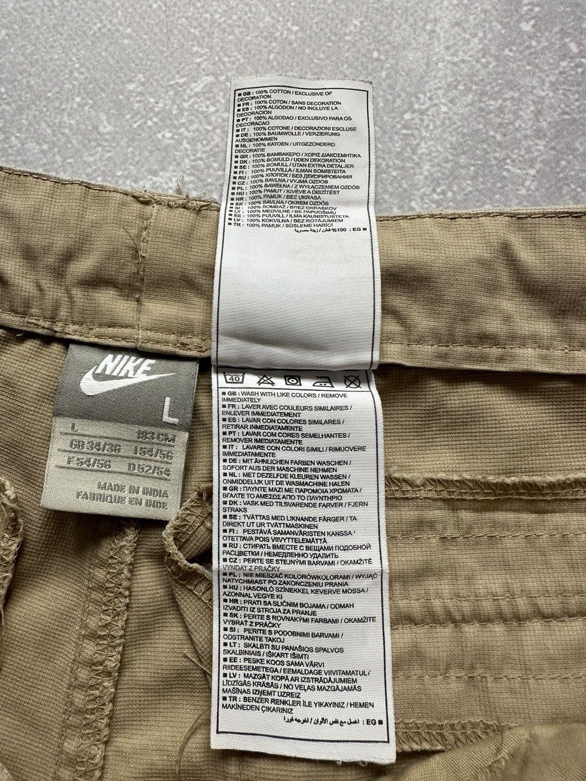 Nike × Vintage Short Nike Cargo Vintage Y2K 90 U8 GEX size L Size US 34 / EU 50 - 11 Thumbnail