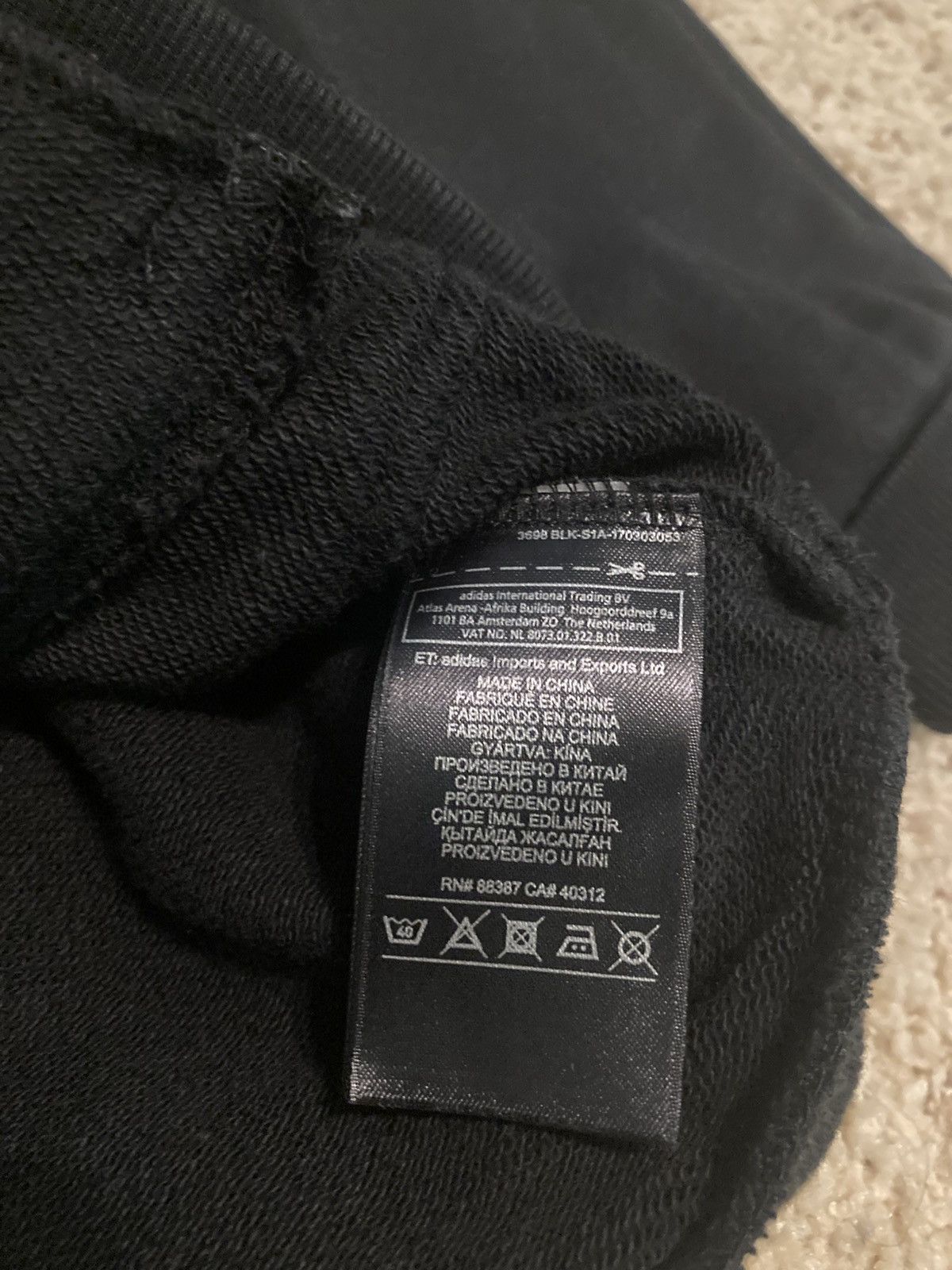 Adidas × Gosha Rubchinskiy Adidas X Gosha Rubchinskiy hoodie size small black Size US S / EU 44-46 / 1 - 4 Thumbnail