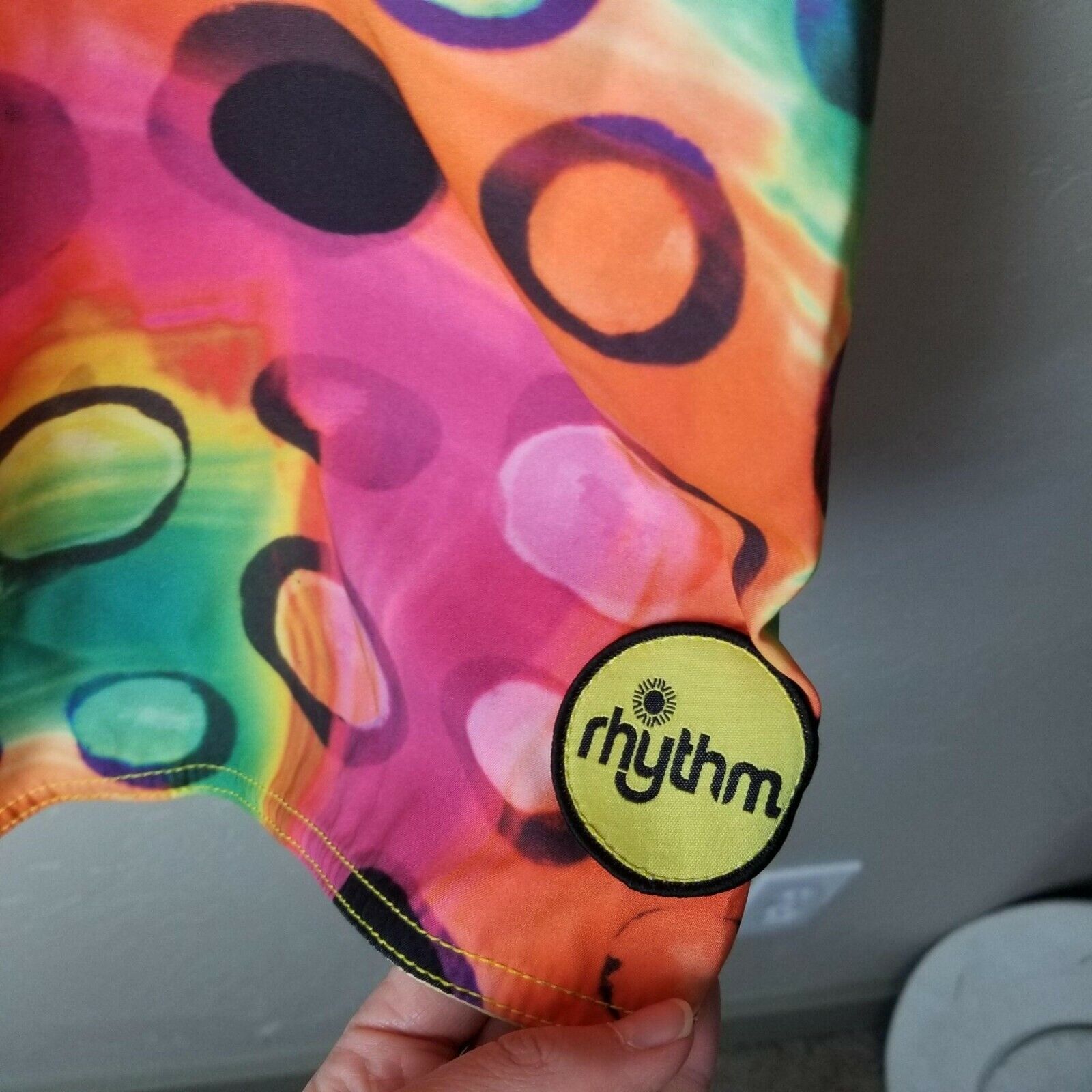 Rhythm Rhythm Mens Swim Trunks Hybrid Board Shorts Sz 36 Multicolor Size US 36 / EU 52 - 2 Thumbnail