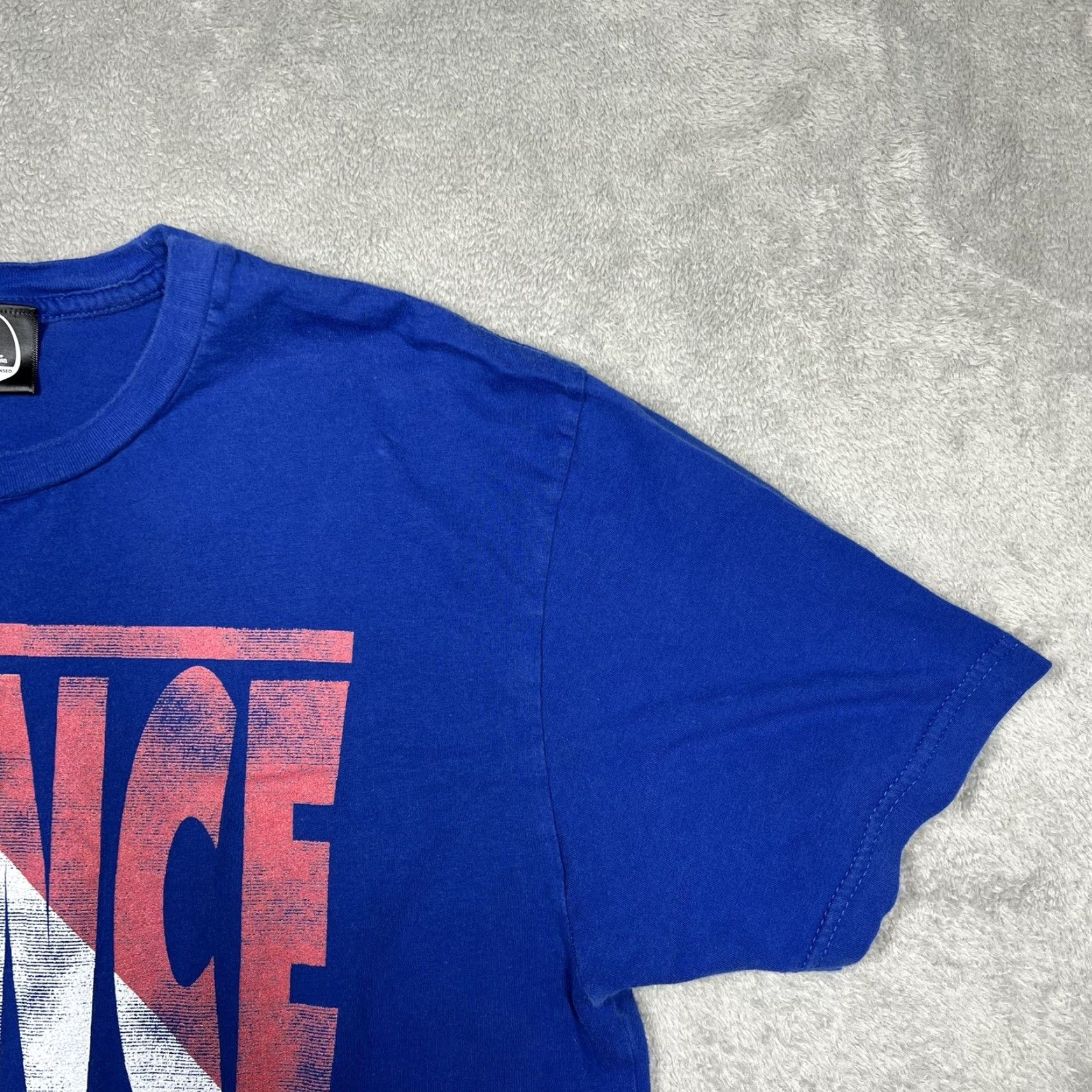 Vintage France Football T-Shirt FIFA World Cup Russia 2018 Mens Large Royal Blue Size US L / EU 52-54 / 3 - 2 Thumbnail