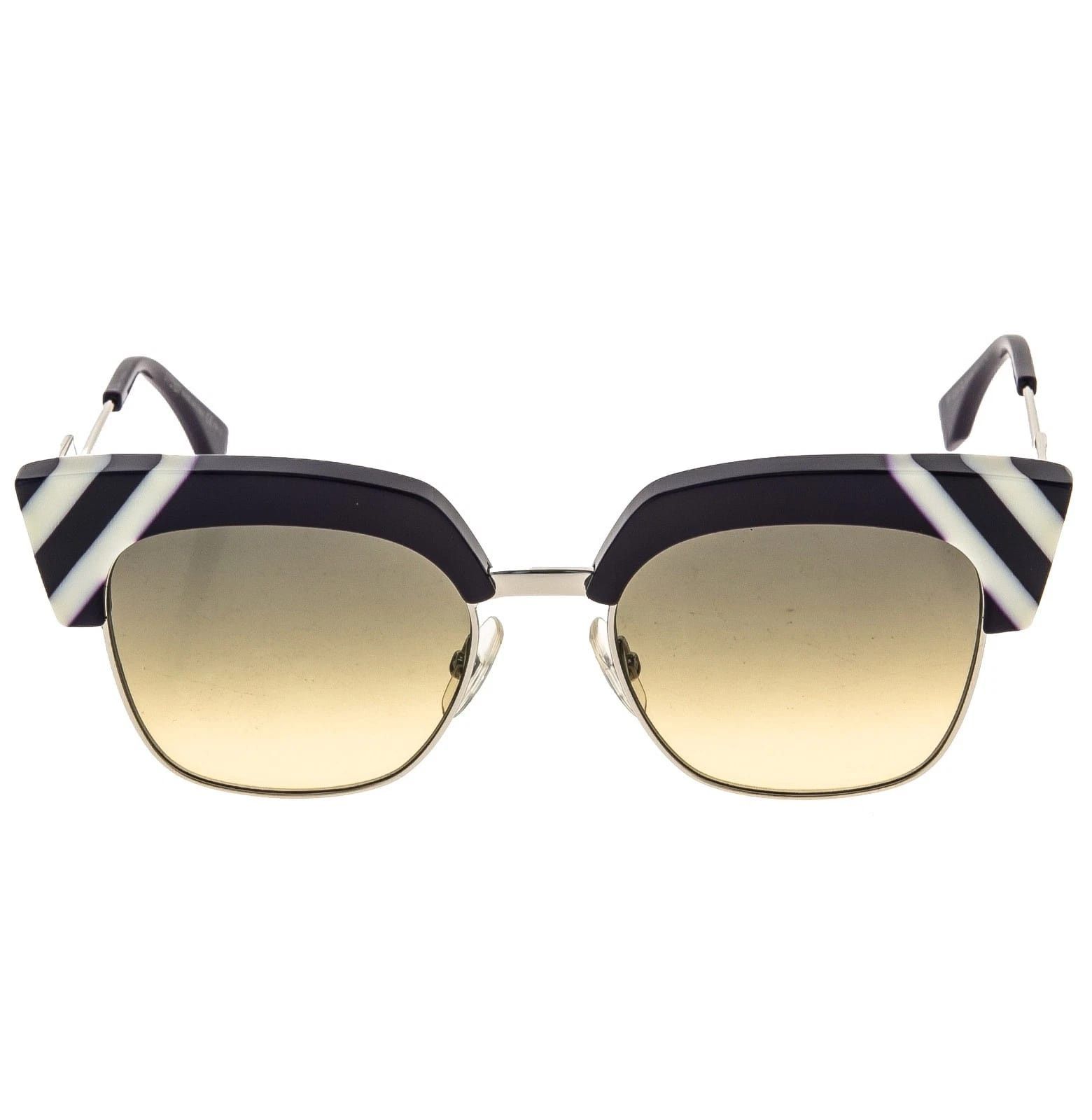 Fendi FENDI 0241 Waves FF0241S Violet Silver Fashion Sunglasses Size ONE SIZE - 2 Thumbnail