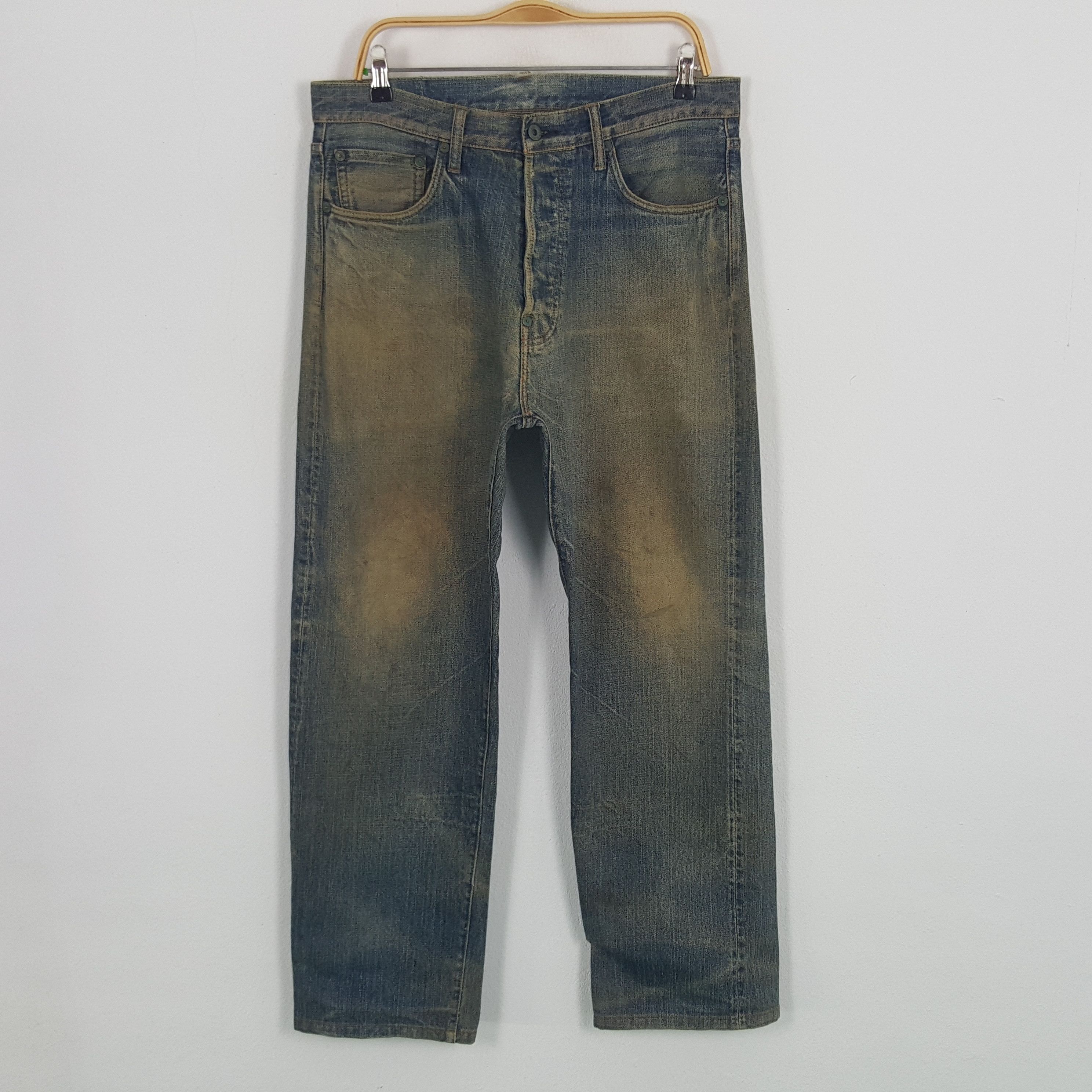 Evisu × Vintage Vintage Evisu Japan Selvedge Custom Daicock Denim Jeans Size US 27 - 15 Thumbnail