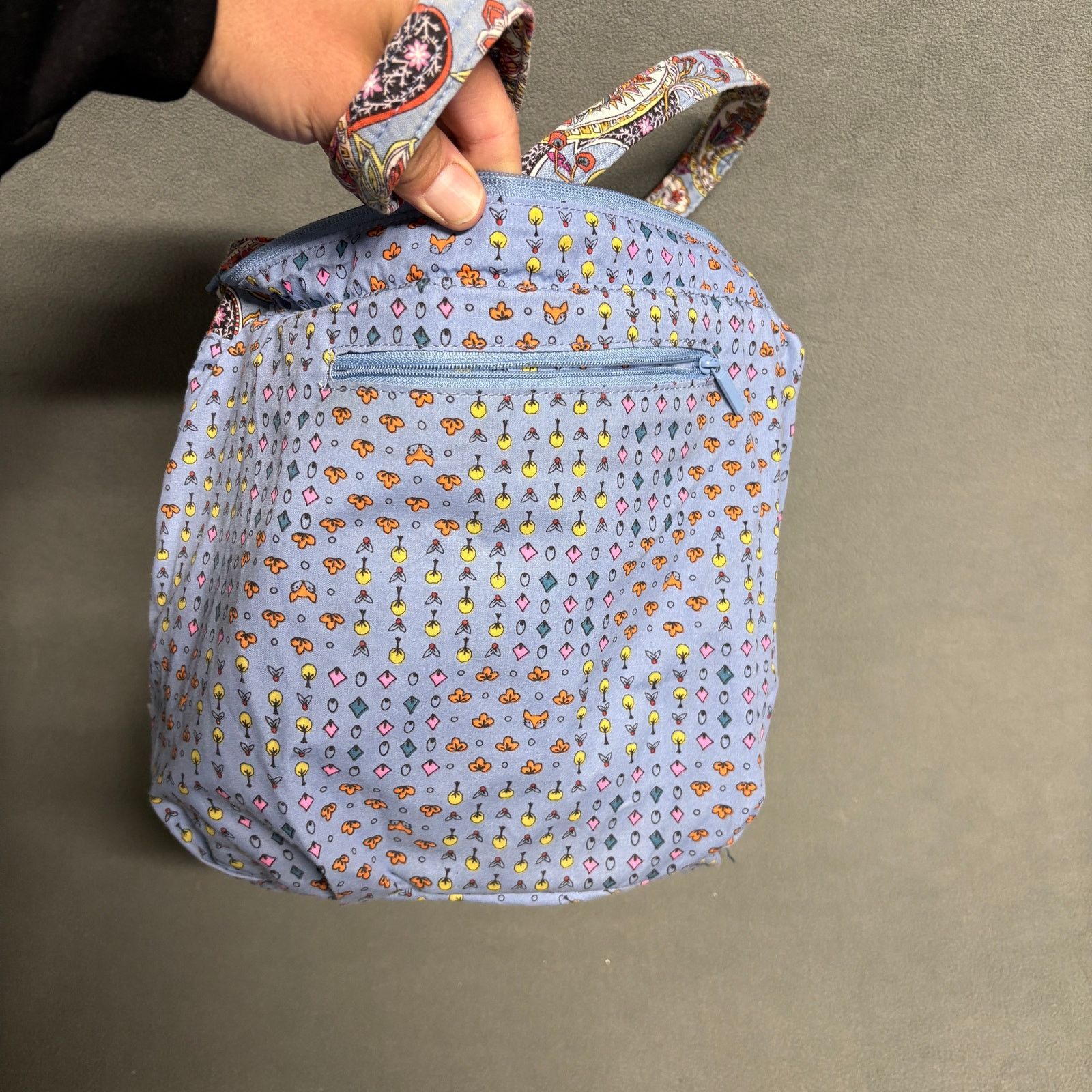 Vera Bradley VERA BRADLEY Glenna Satchel Provence Paisley in Cotton Blue Size ONE SIZE - 9 Thumbnail