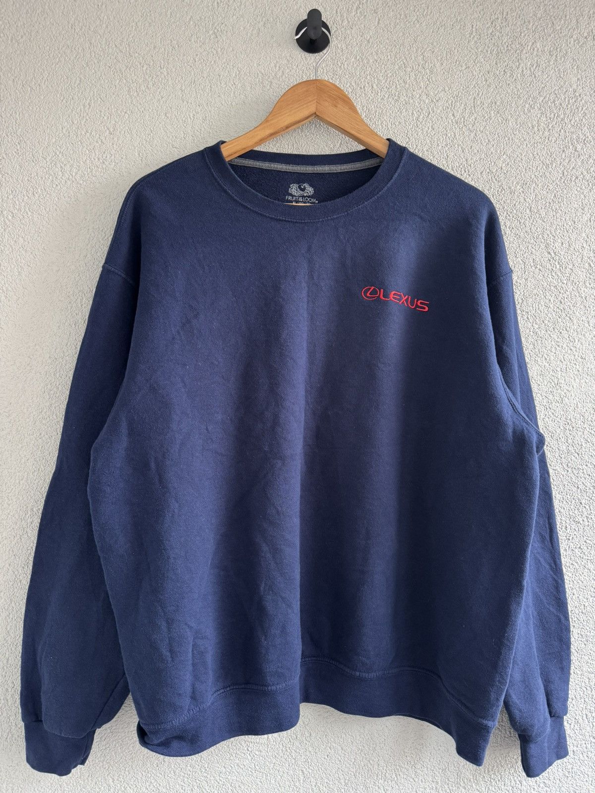 Vintage Vintage Lexus Logo Crewneck Sweatshirt Navy Blue Embroidered Size US XL / EU 56 / 4 - 4 Thumbnail