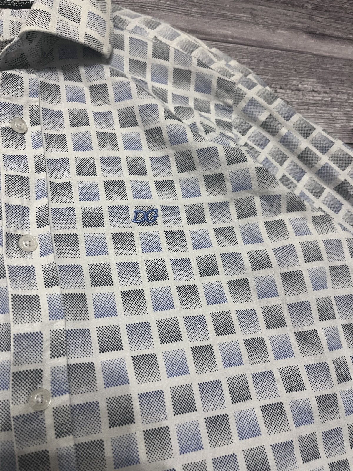 Dolce & Gabbana Dolce & Gabbana Checked Button-Up Shirt Size S / US 4 / IT 40 - 2 Thumbnail