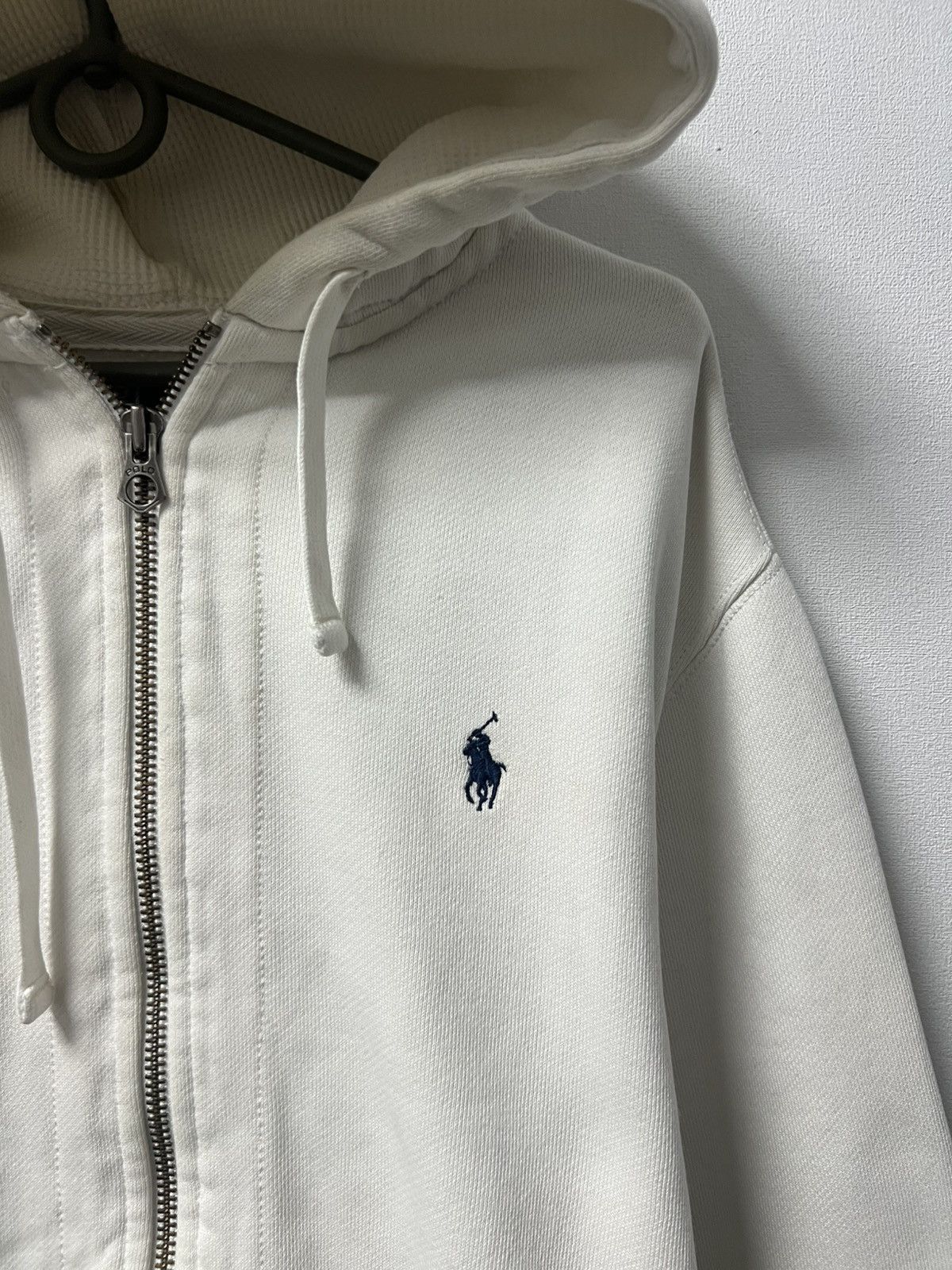 Polo Ralph Lauren Grey Polo Ralph Lauren Zip Up Hoodie Sweatshirt Size US L / EU 52-54 / 3 - 3 Thumbnail