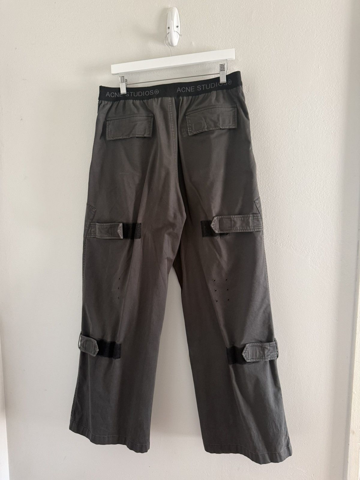 Acne Studios Acne Studios Chevron 6 Pocket Cargo Pants Washed Anthracite Size US 34 / EU 50 - 20 Thumbnail