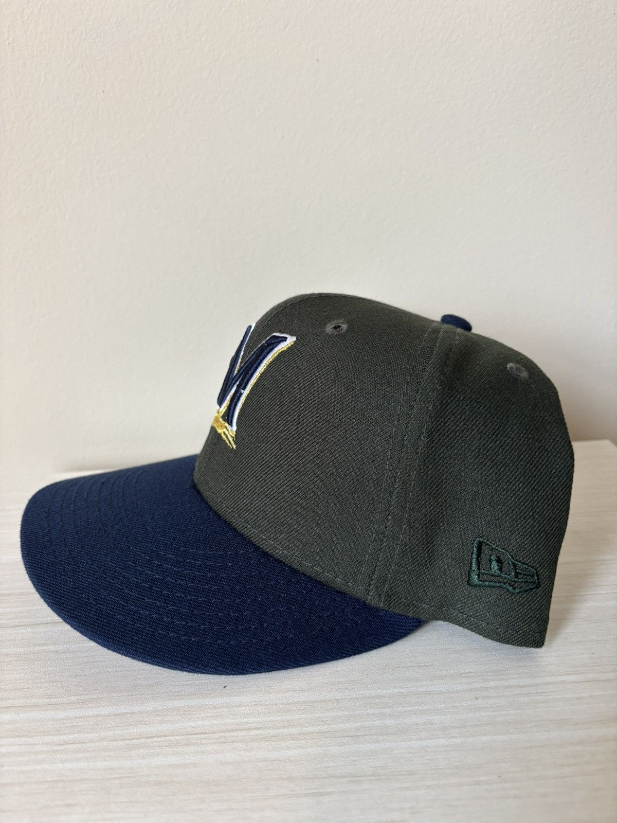 Topperz Milwaukee Brewers Fitted Size 7 1/2 Size ONE SIZE - 3 Thumbnail
