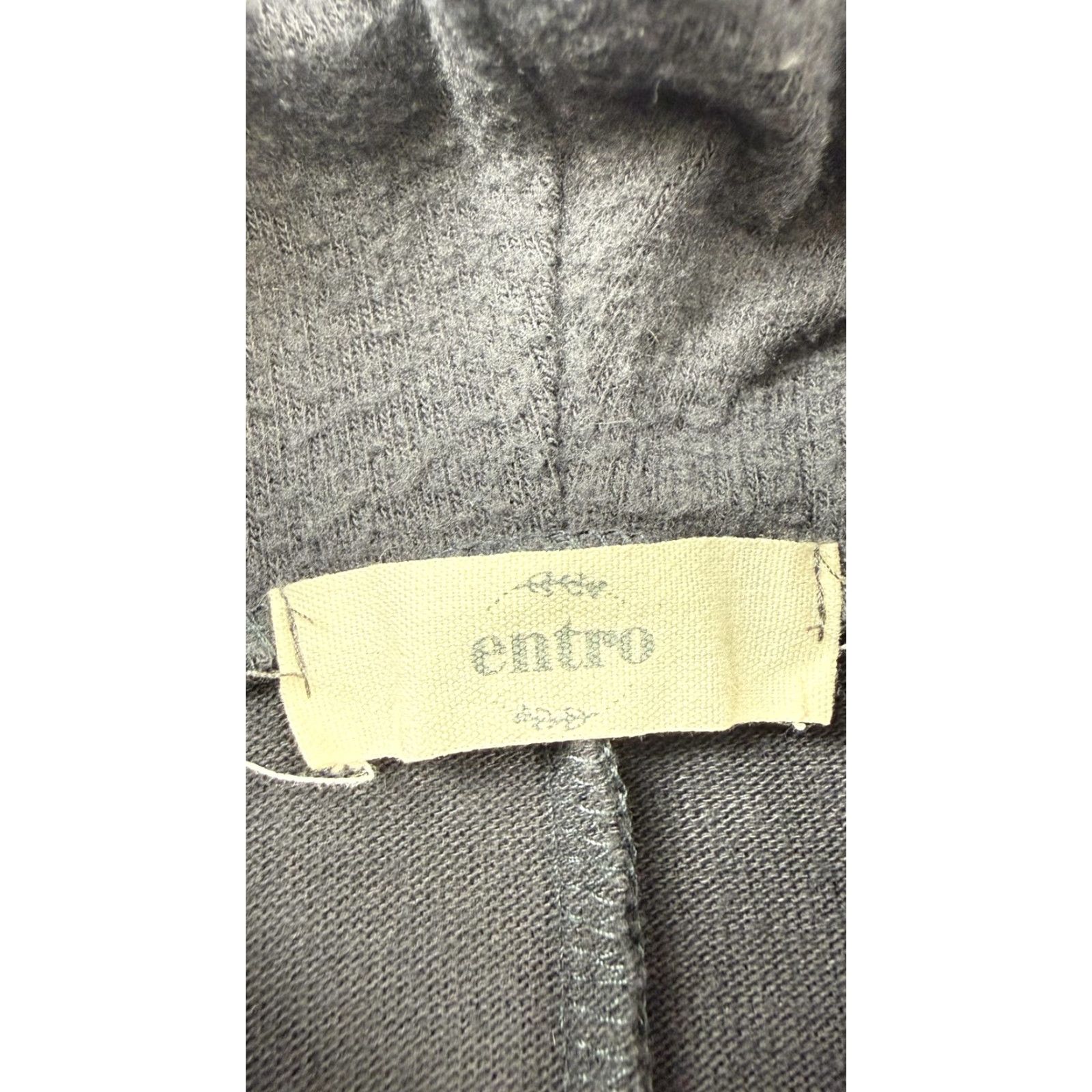 Vintage Entro Sweater Womens Medium Gray Cowl Neck Dolman Sleeve Oversized Knit Pullover Size M / US 6-8 / IT 42-44 - 4 Thumbnail